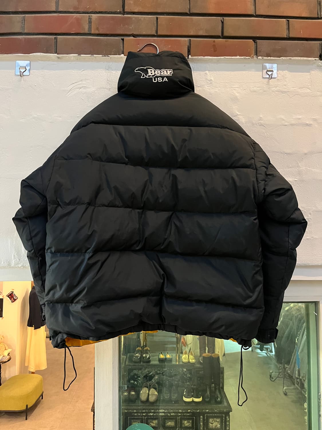 Bear USA 리버서블 오버사이즈 패딩 파카 S 상품이미지10