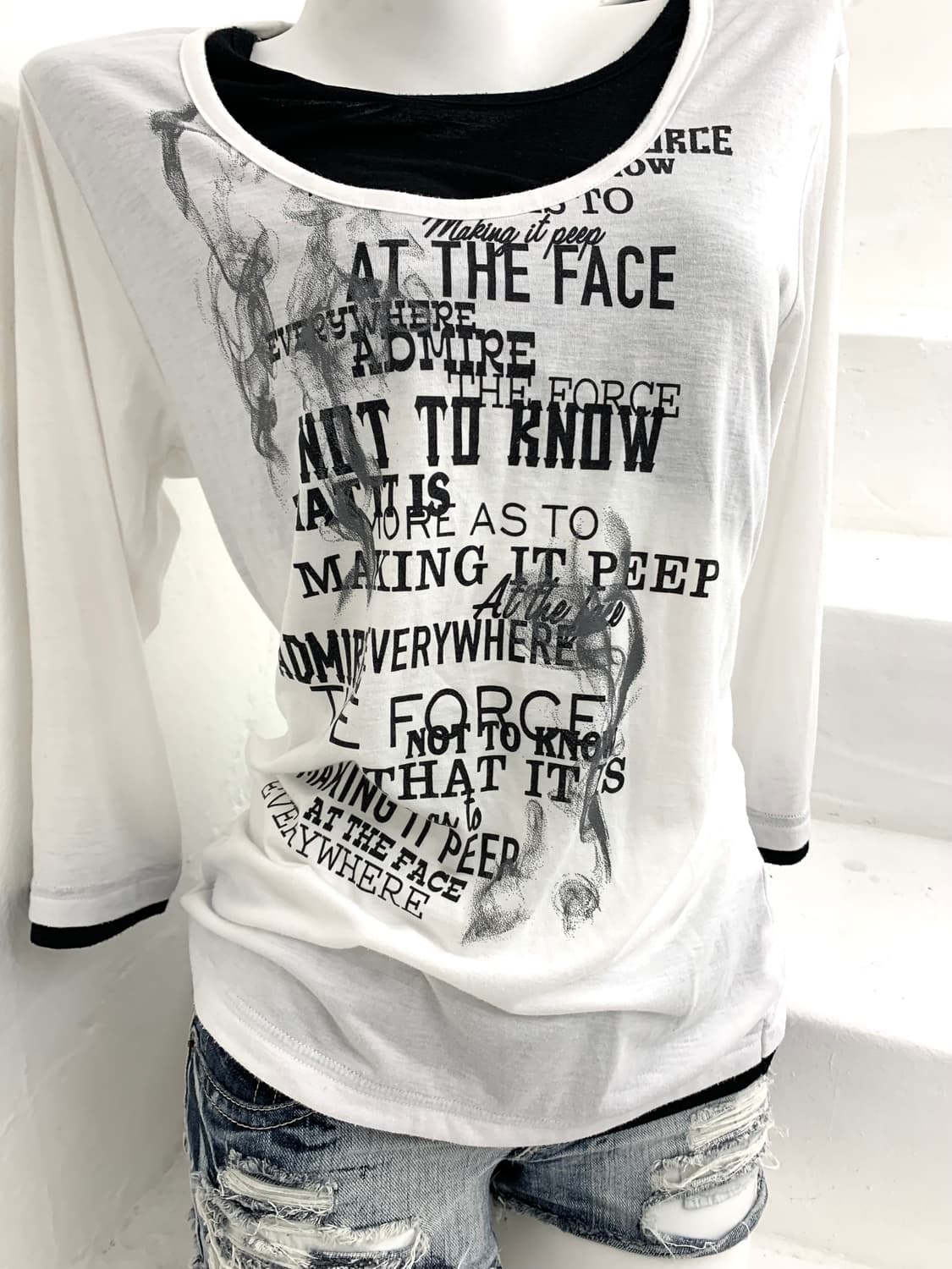 Spinash punk detail cut sew  상품이미지2