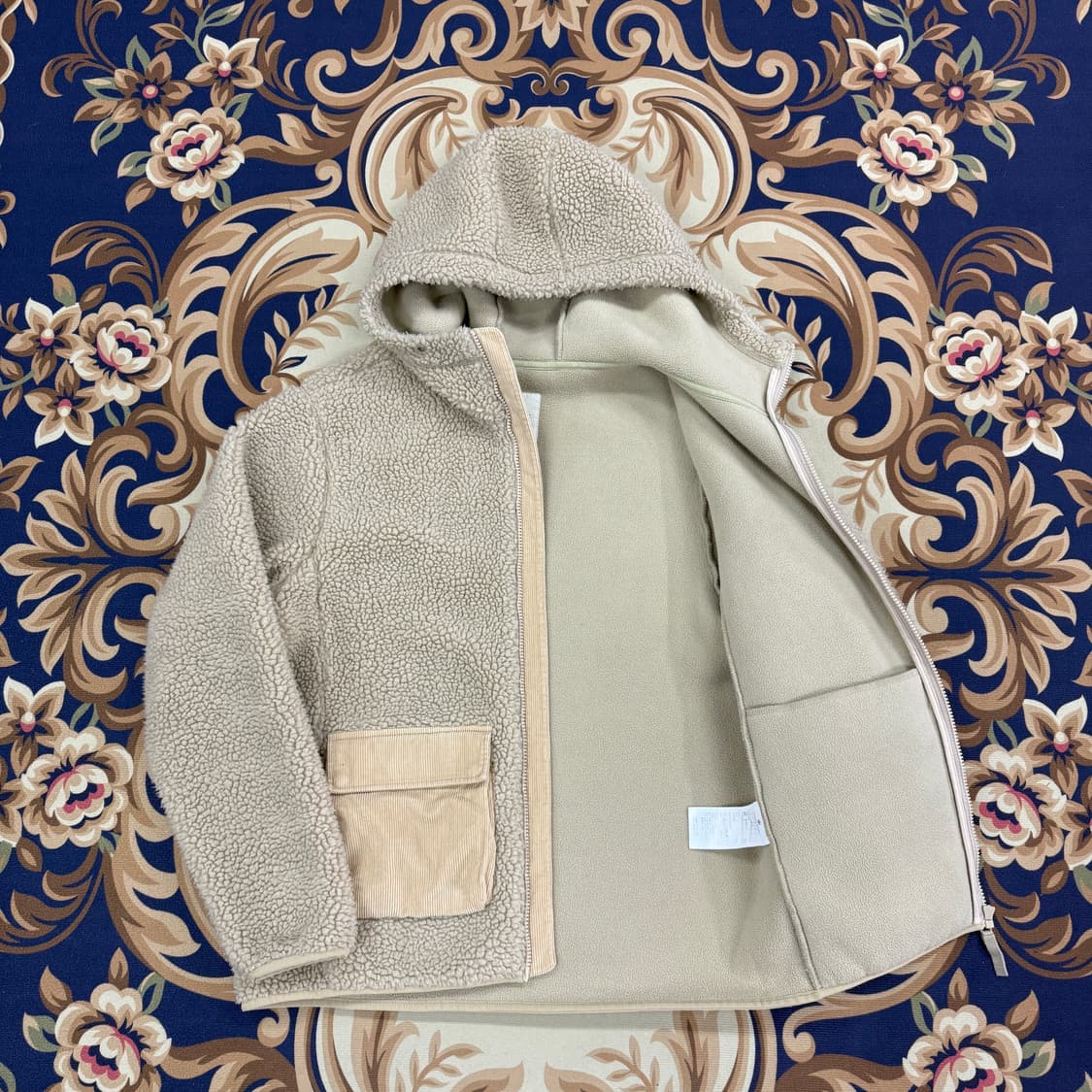 (M)스노우 피크 Snowpeak 플리스 자켓(베이지) 상품이미지3