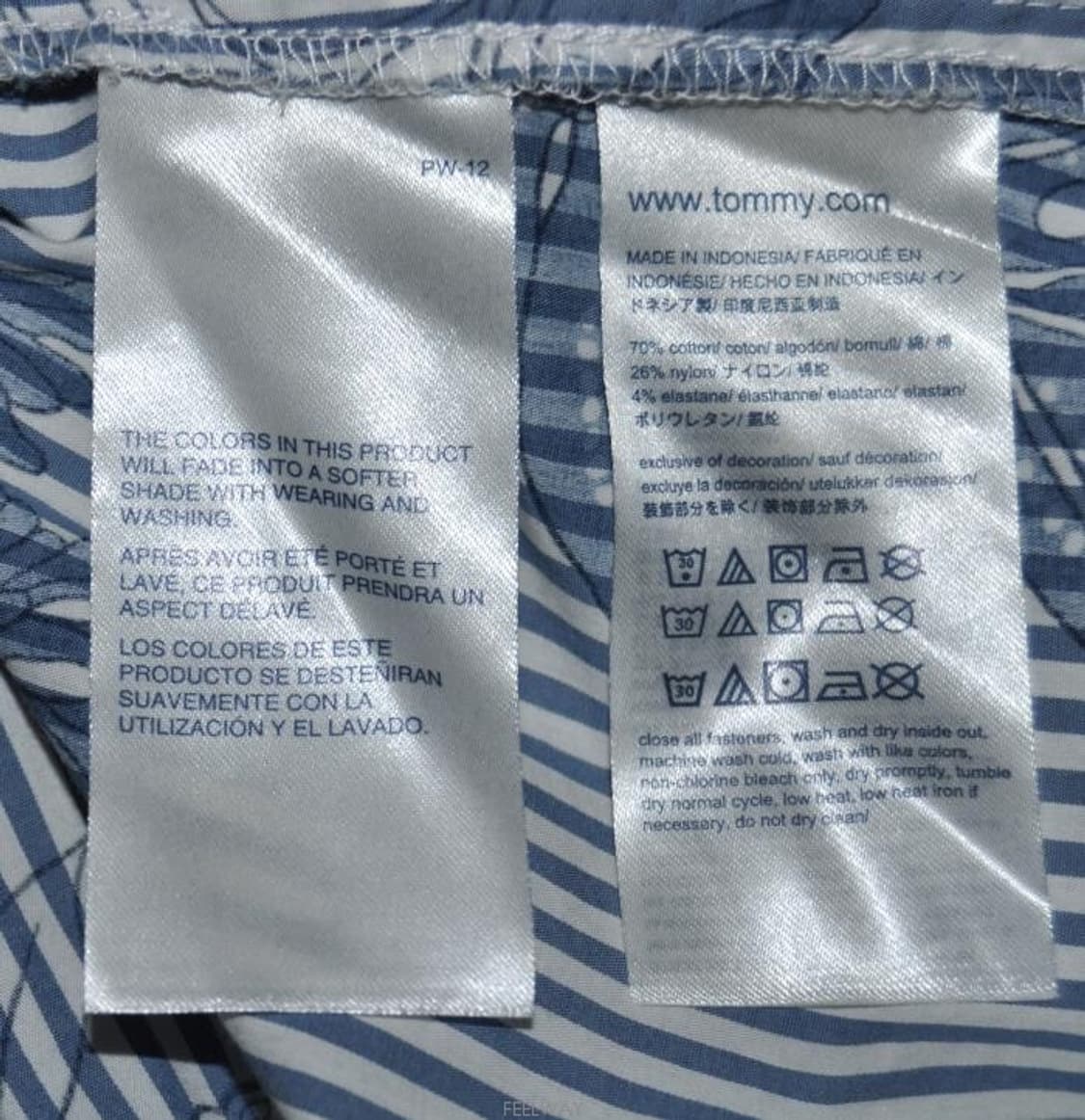 타미힐피거/여성오프숄더탑원피스(사이즈55) 상품이미지8