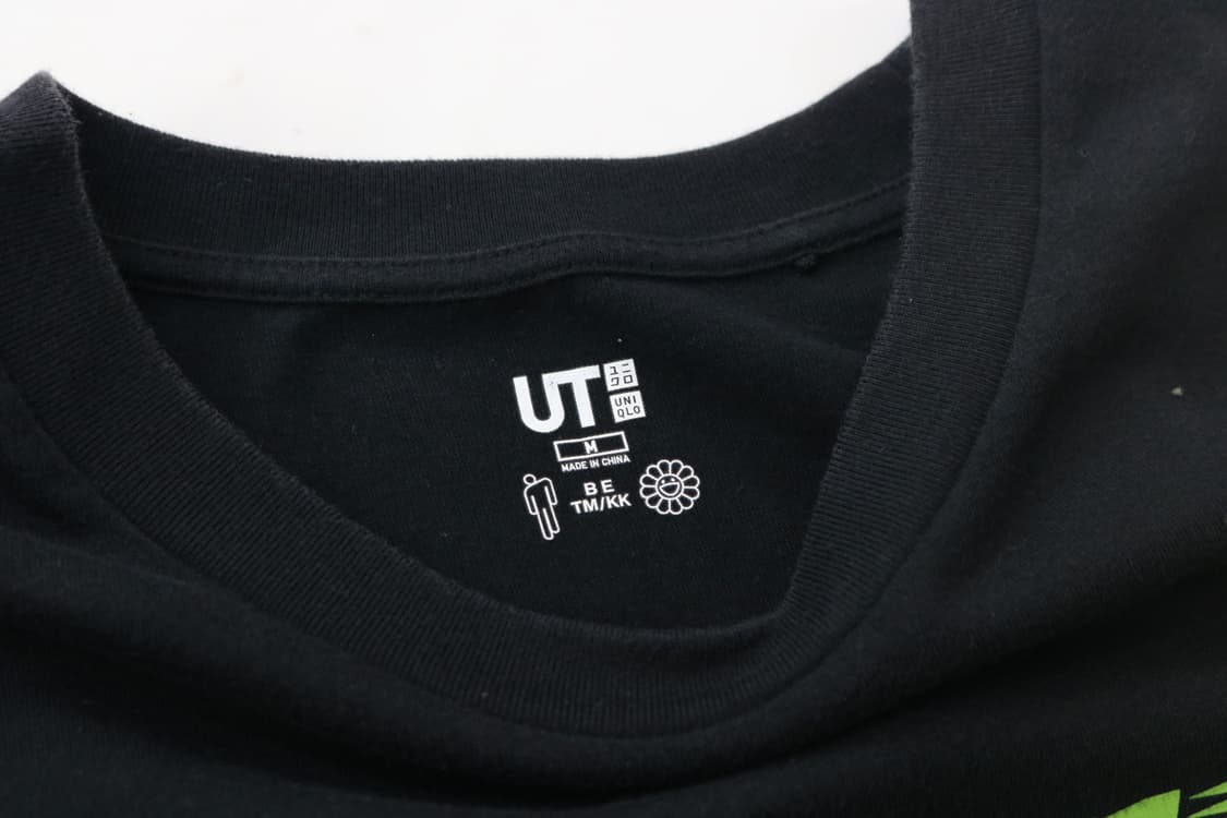 UT 빌리 아일리시 X 무라카미 다카시 콜라보 그래픽 블랙 반팔티셔츠 M 상품이미지4