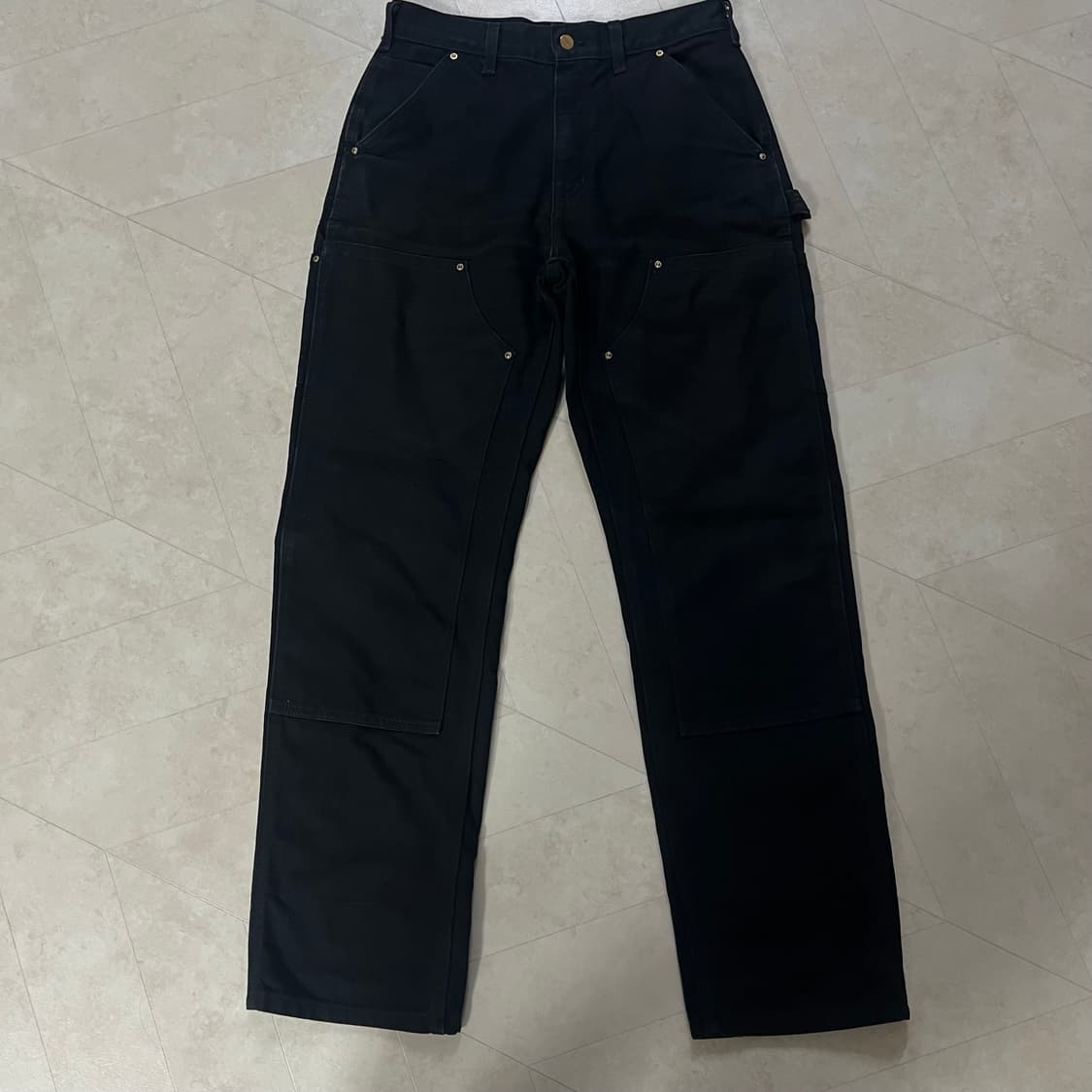 칼하트 럭싱글니 팬츠 블랙 30x32 상품이미지3