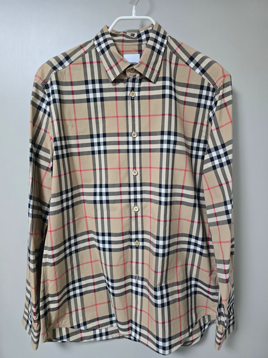 체크 코튼 셔츠 상품이미지1