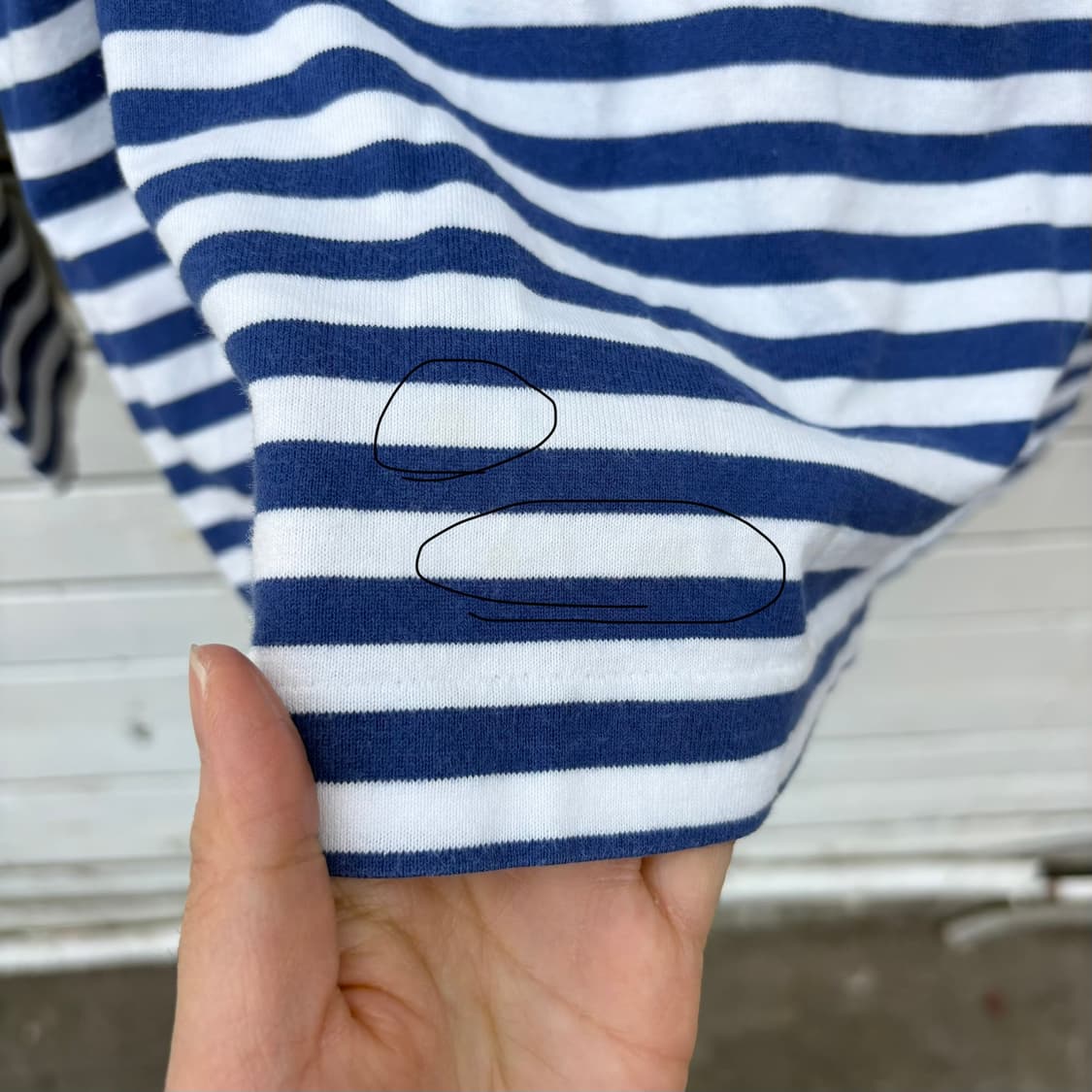 Comme des Garcons 꼼데가르송 스트라이프 롱슬리브 티셔츠 상품이미지4