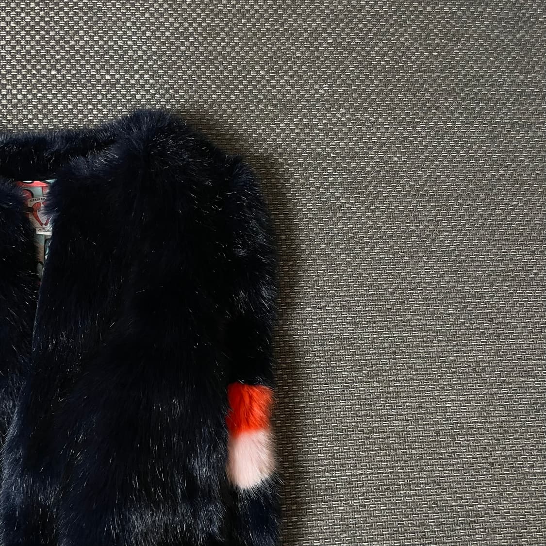 빈티지 네이비 포인트 페이크퍼 자켓  상품이미지3