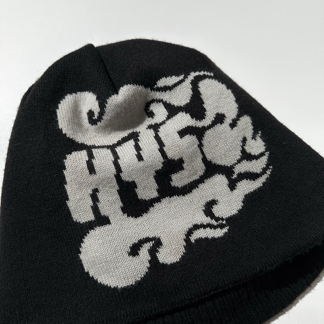 히스테릭 글래머 플레임 로고 유니섹스 비니 블랙 상품이미지4