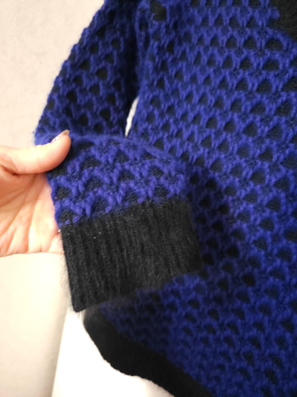 클럽모나코 앙고라 롱니트 상품이미지3