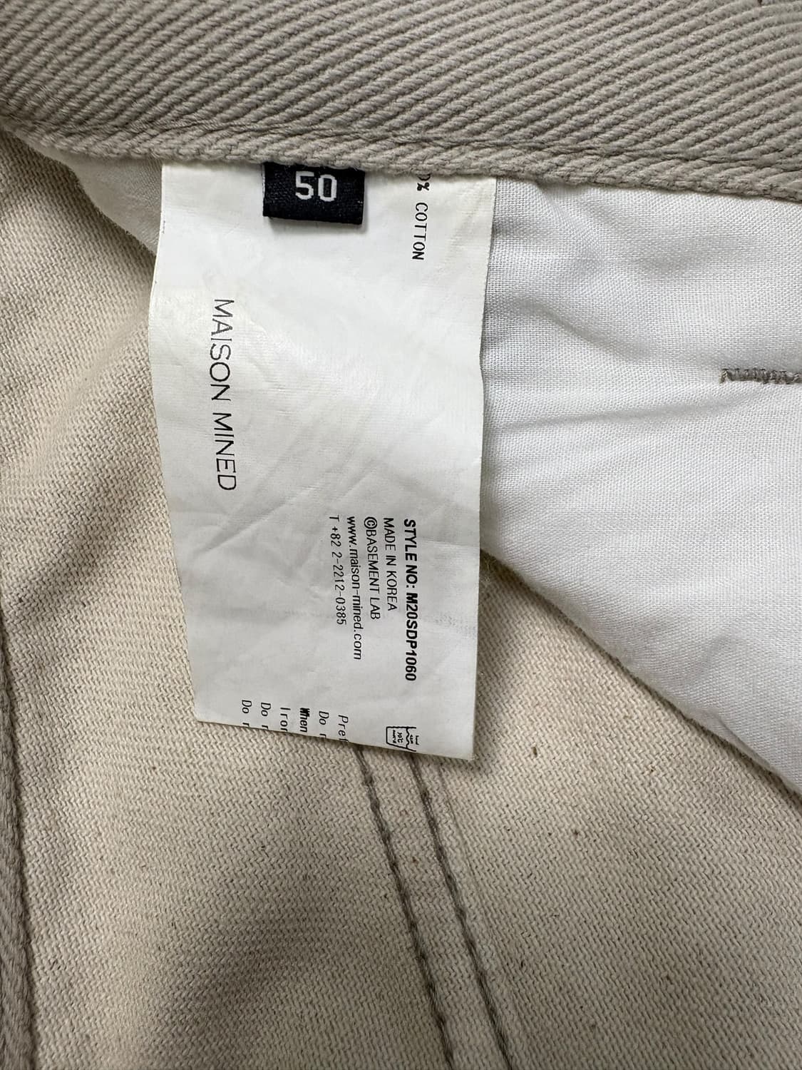 메종마인드 롤업 팬츠 상품이미지9