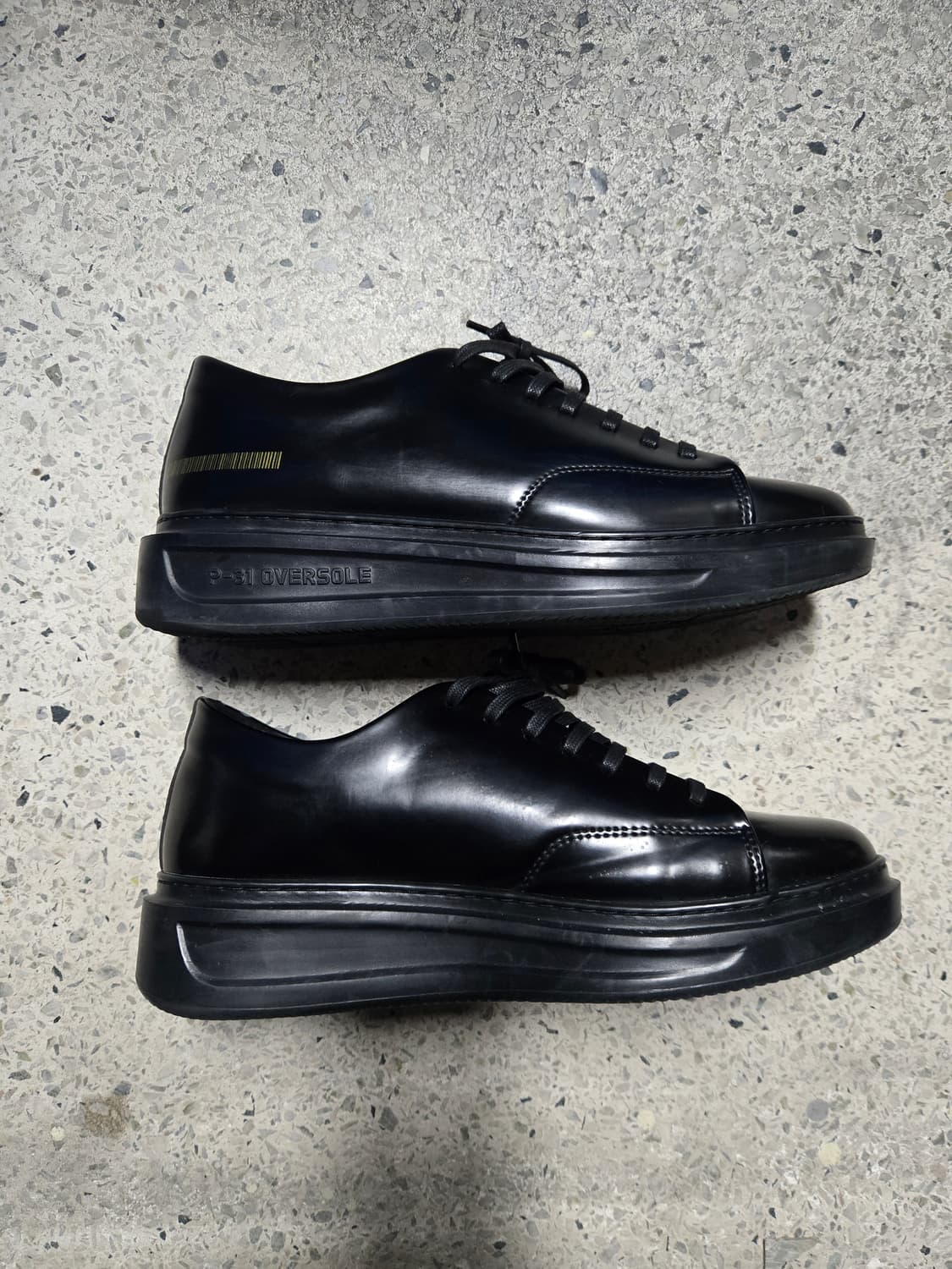 P-31 오버솔 블랙 에디션 7cm 스니커즈 상품이미지3