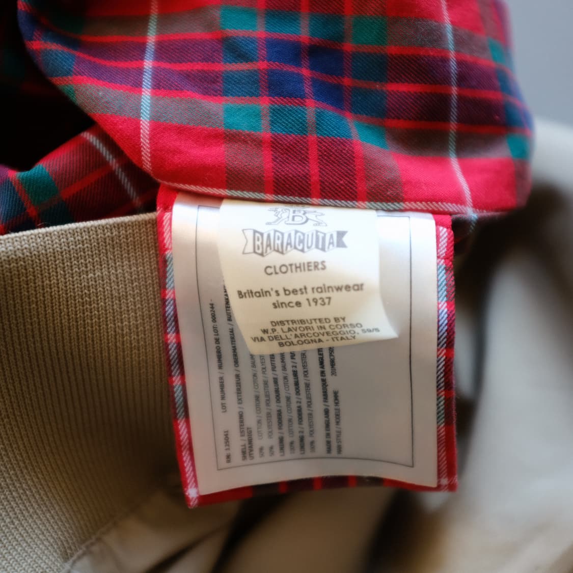 Made In ENGLAND Baracuta G9 Original 상품이미지9