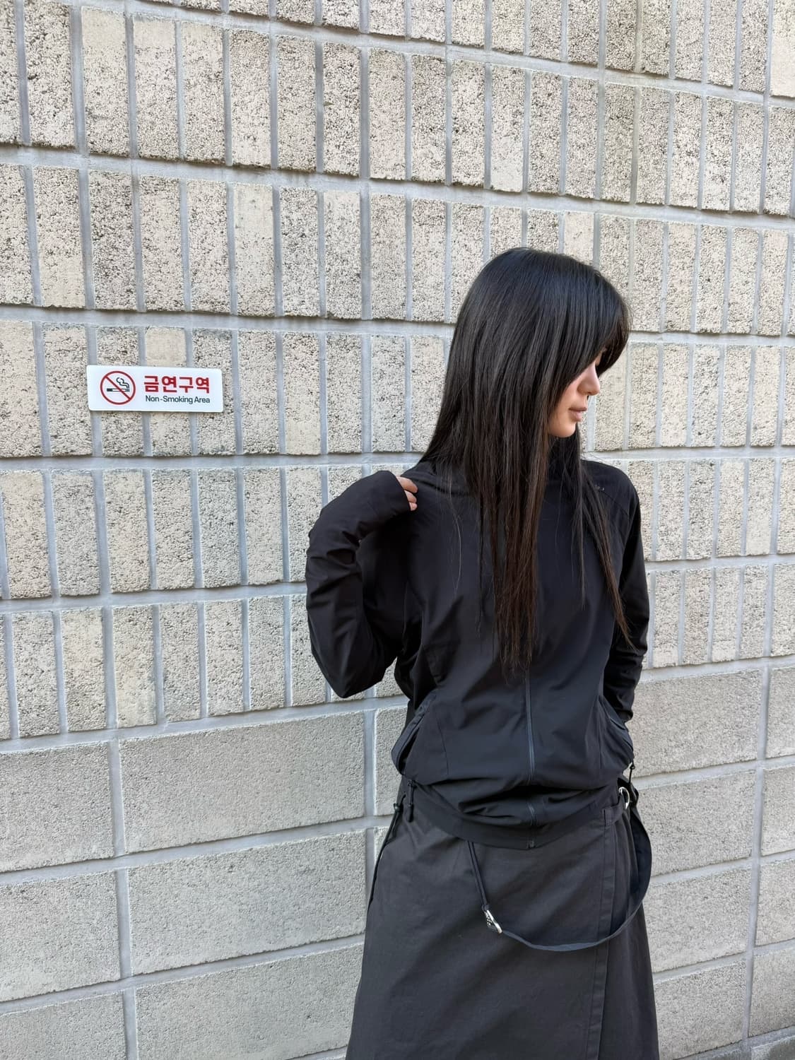 혜인서 올 블랙 매쉬 져지 상품이미지3