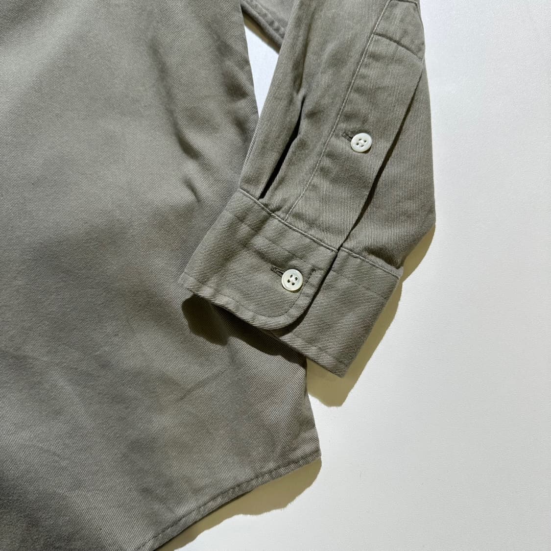 폴로 랄프로렌 트윌코튼 셔츠 카키 상품이미지5