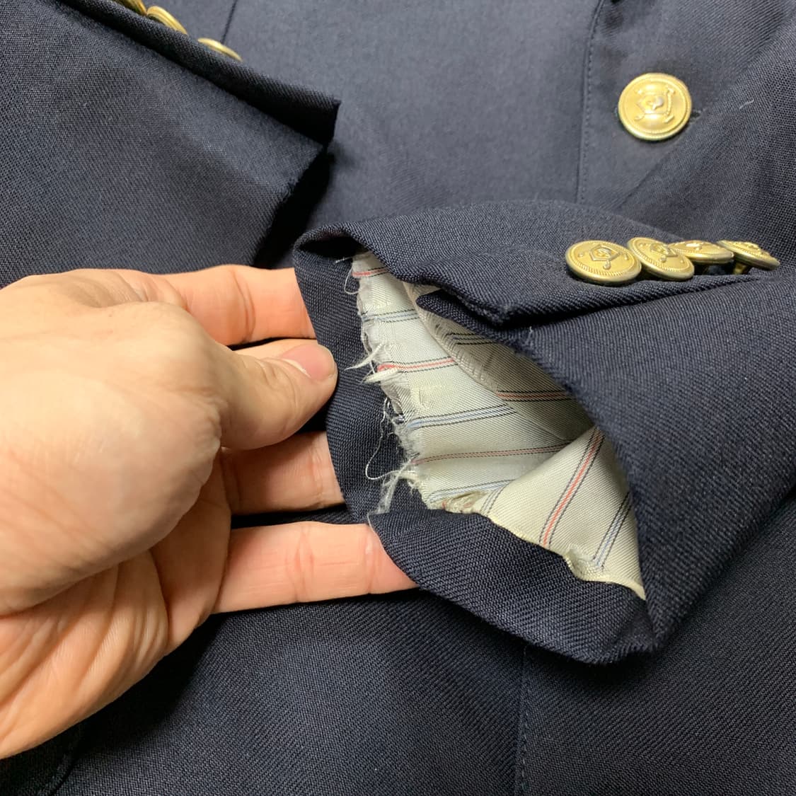 100) Chaps 챕스 랄프로렌 3버튼 금장 블레이저 상품이미지5