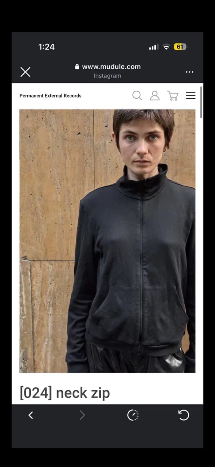 머듈 넥집업 1,2 사이즈 구합니다 상품이미지1