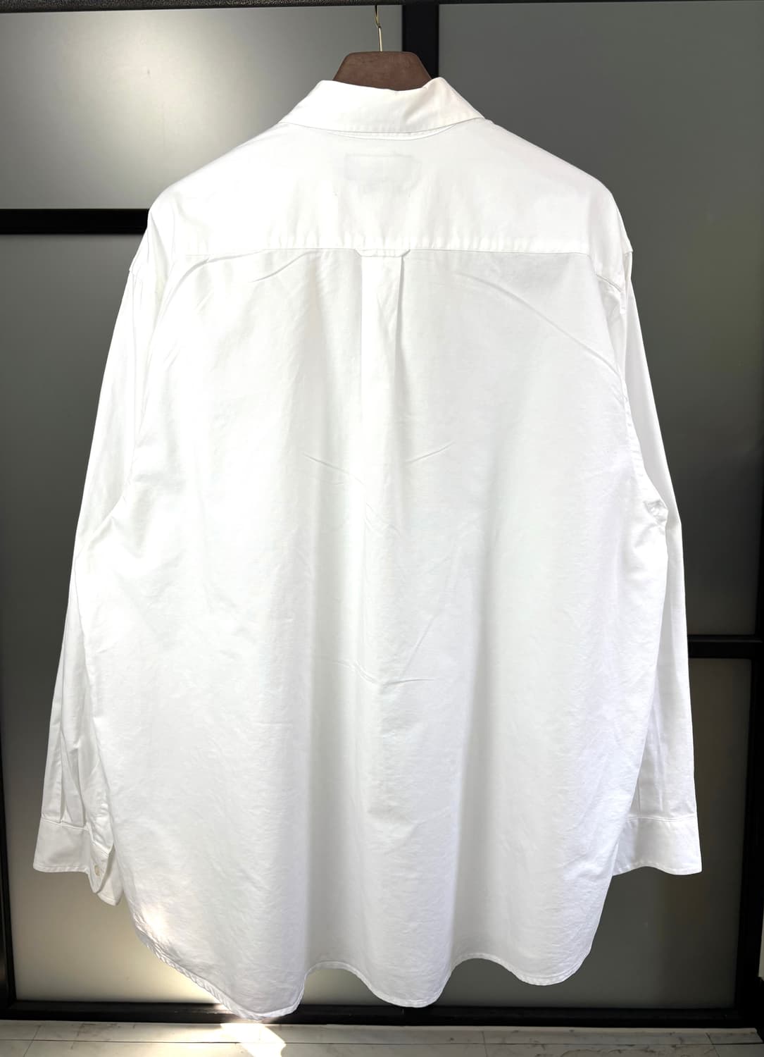  [4XL]POLO 화이트 옥스포드 긴팔셔츠  상품이미지8