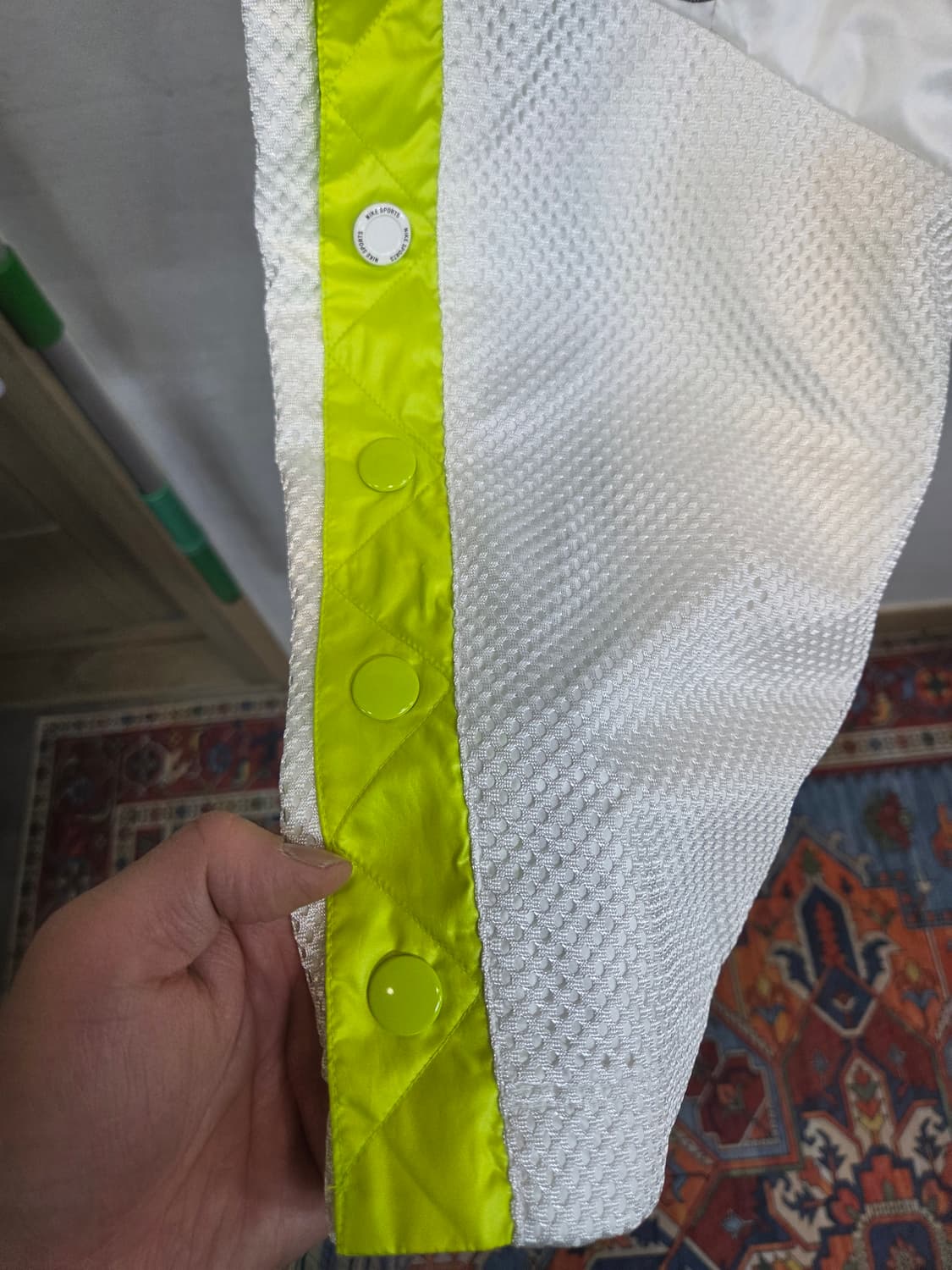 나이키 반다나 페이즐리 사이드버튼 믹스드 우븐 트랙팬츠 L 상품이미지6