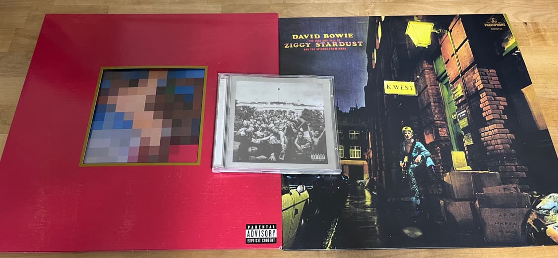 칸예,데이빗보위 LP + 켄드릭라마 CD 상품이미지1