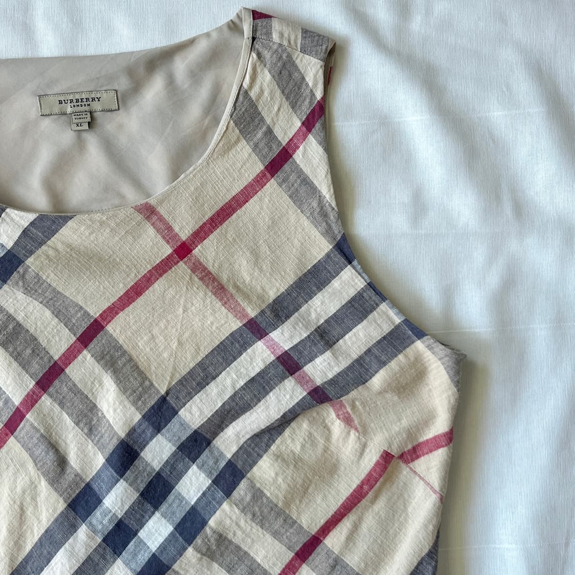 BURBERRY Beige Check one-piece  상품이미지6