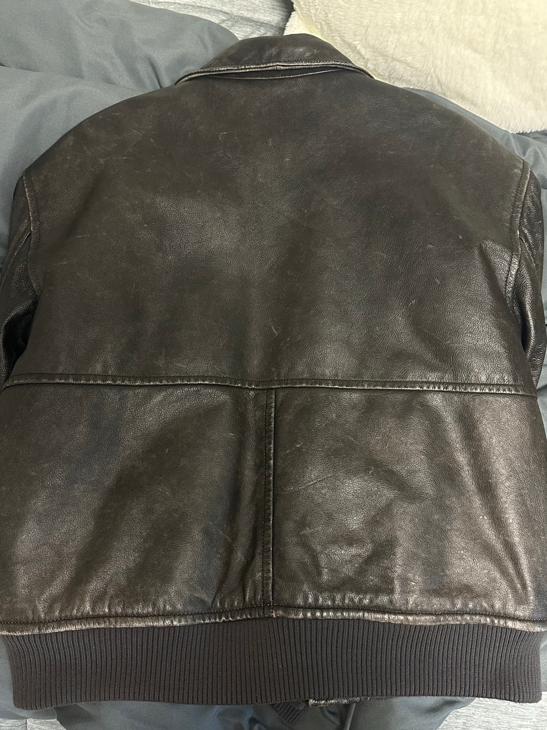 엘무드 아머 카우하이드 레더자켓 46사이즈 판매 상품이미지5