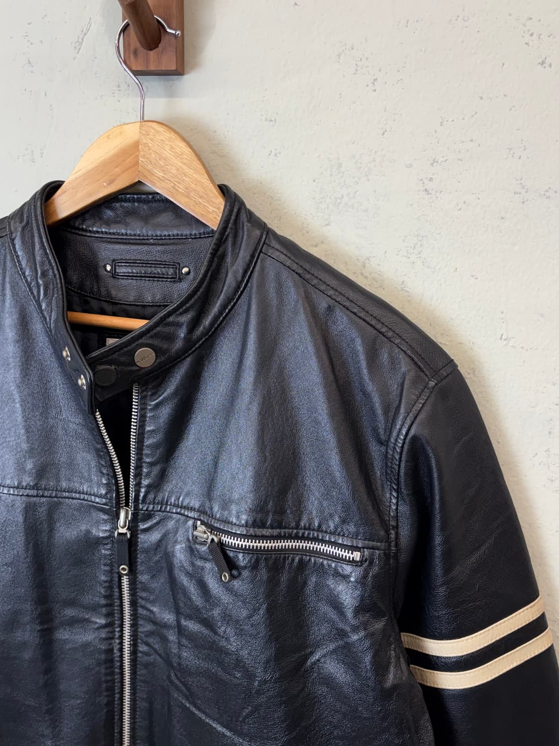 윌슨레더 빈티지 가죽 라이더 자켓 상품이미지5