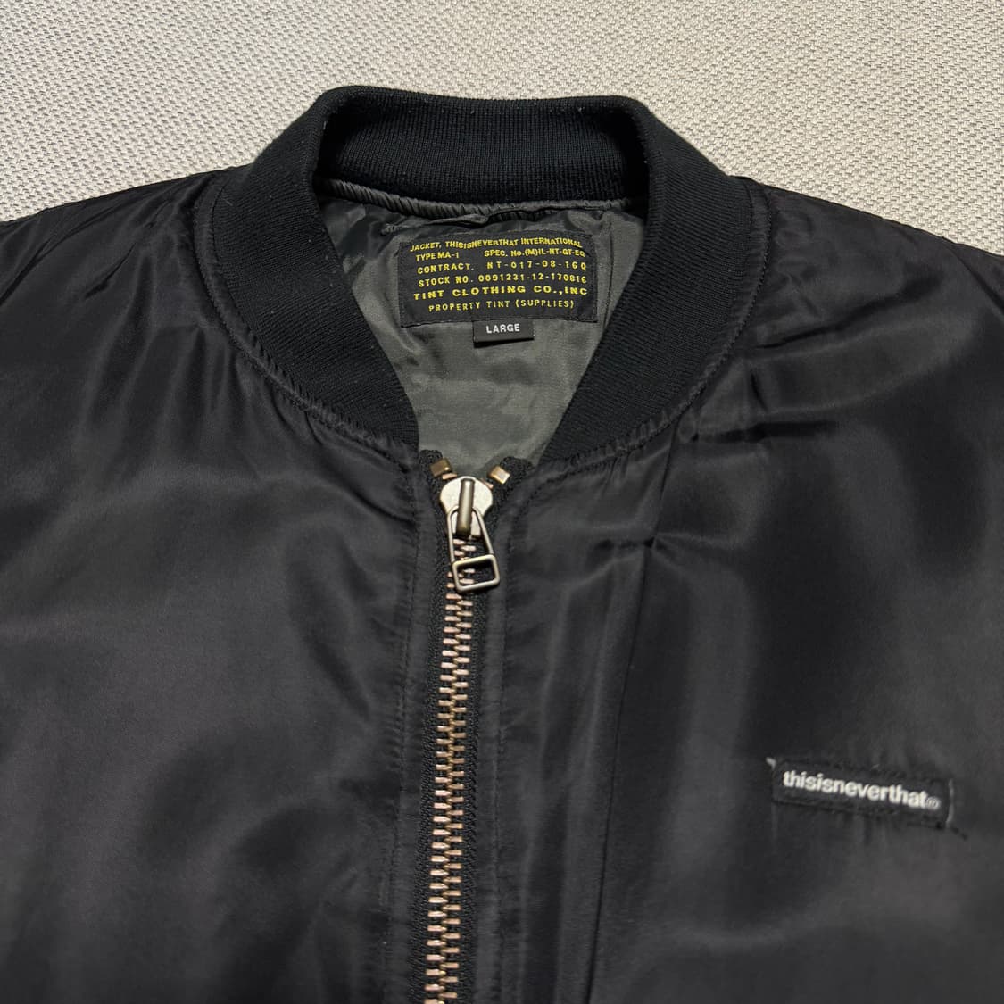 디스이즈네버댓 MA-1 항공 자켓 상품이미지2