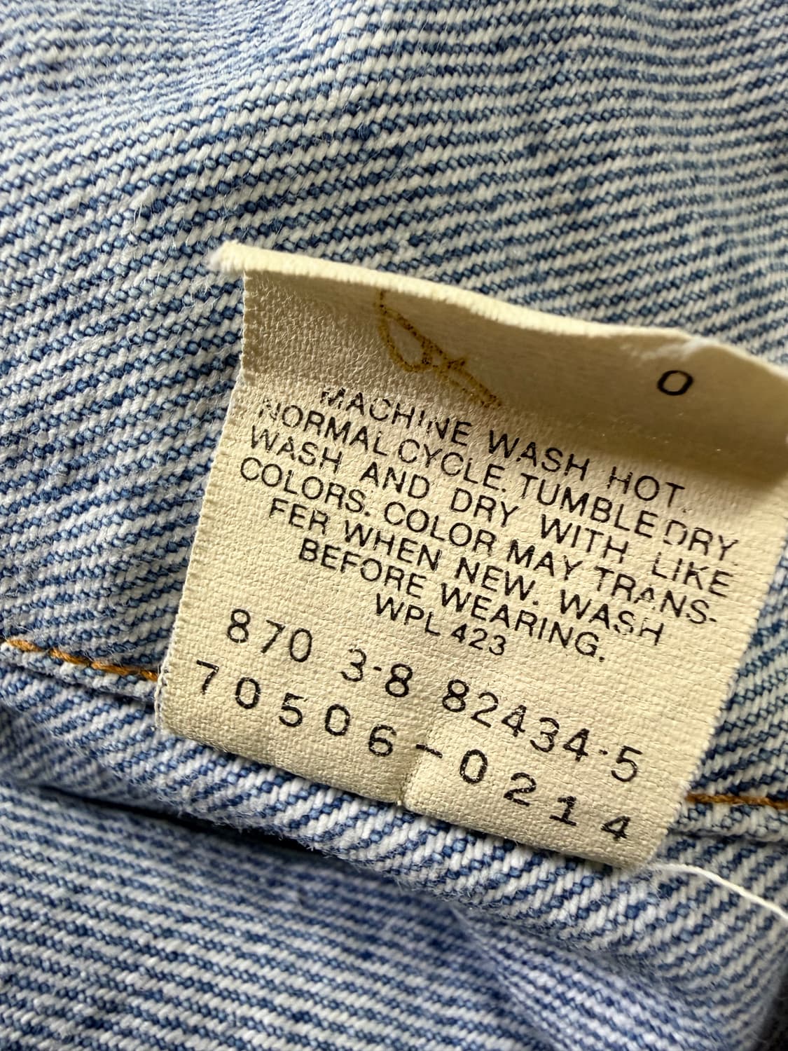 빈티지 리바이스 70506 트러커 자켓 (Made in USA) 상품이미지5