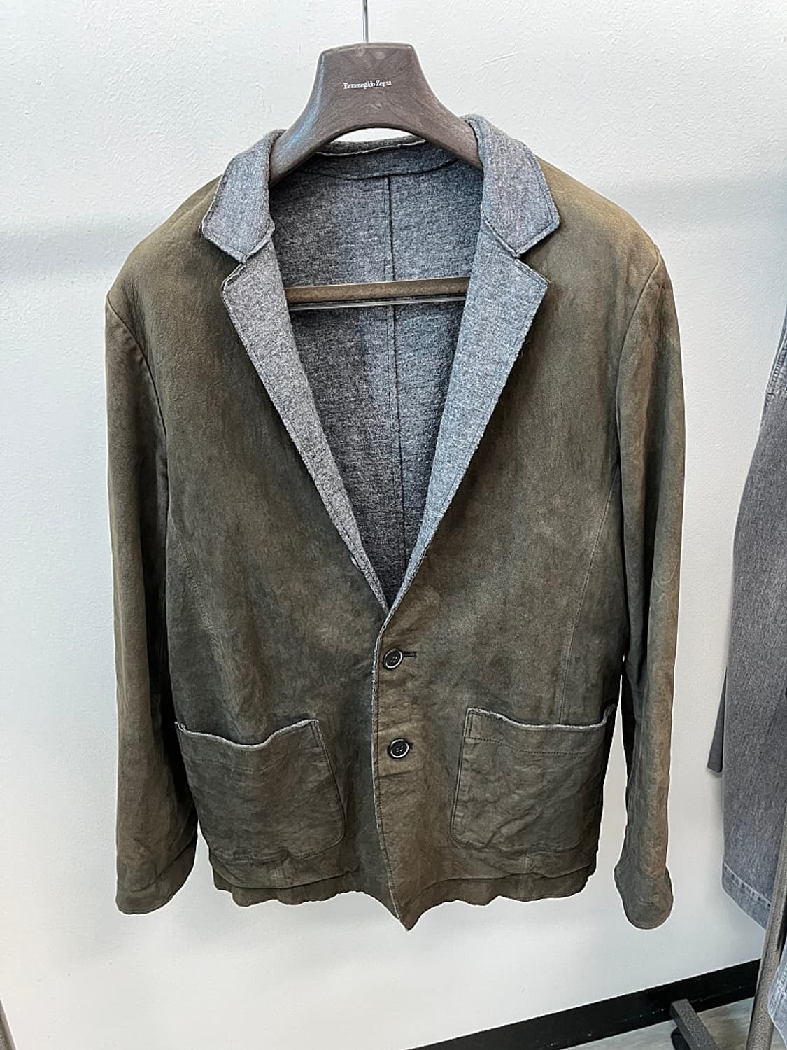 105) 시리즈 빈티지 가죽 블레이져  상품이미지2