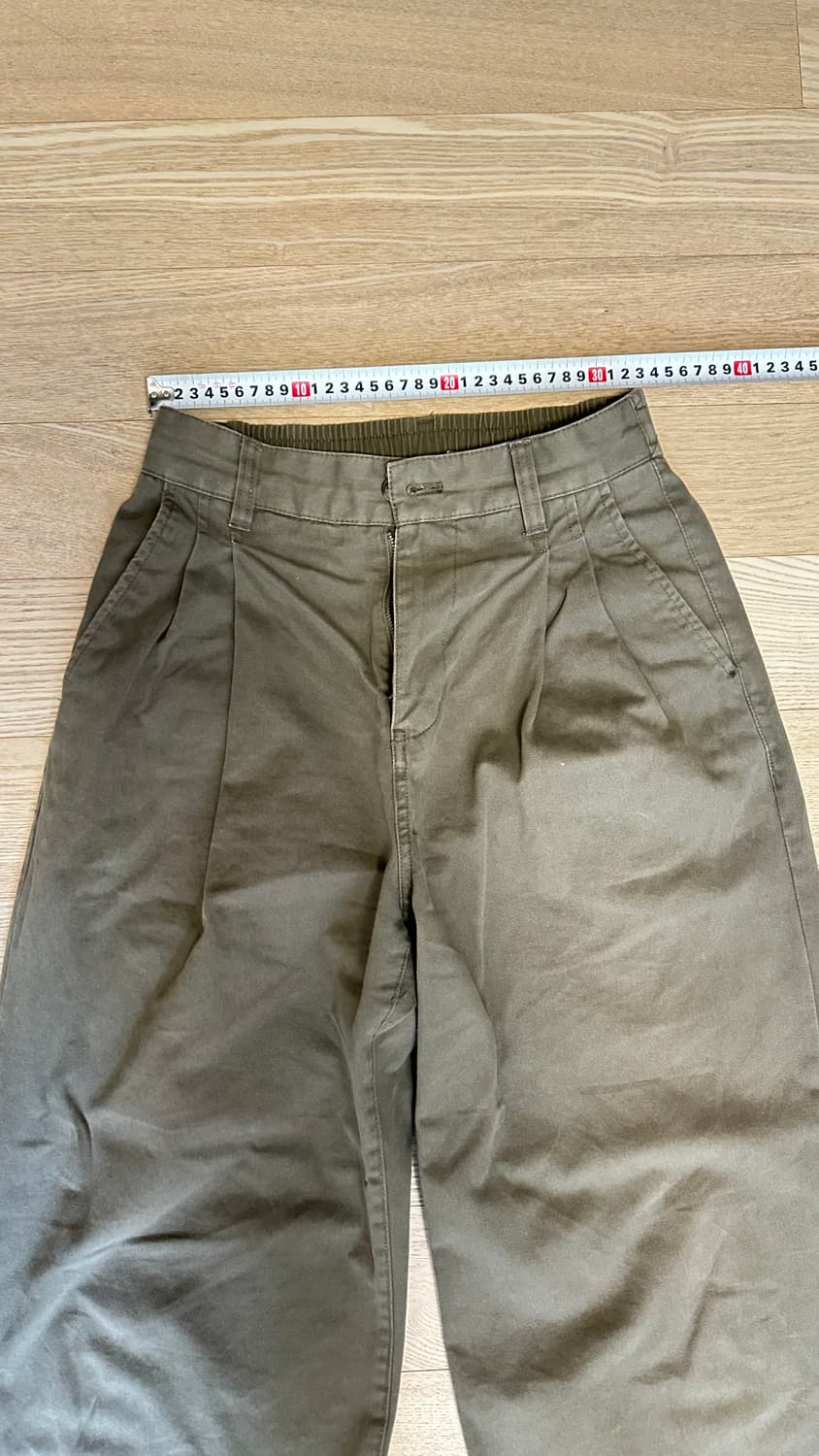 스파오 투턱 와이드 치노팬츠 S 4컬러일괄 상품이미지6