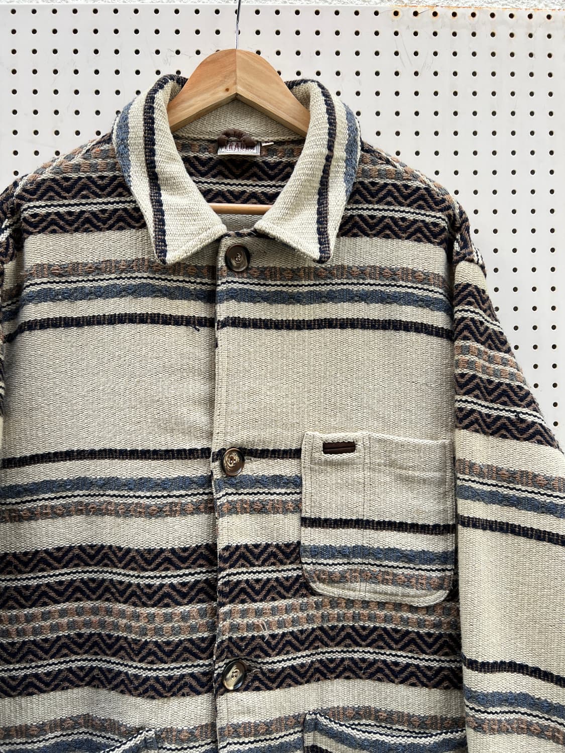 1990s THE TRADER JEANS COMPANY 에스닉울자켓 상품이미지5