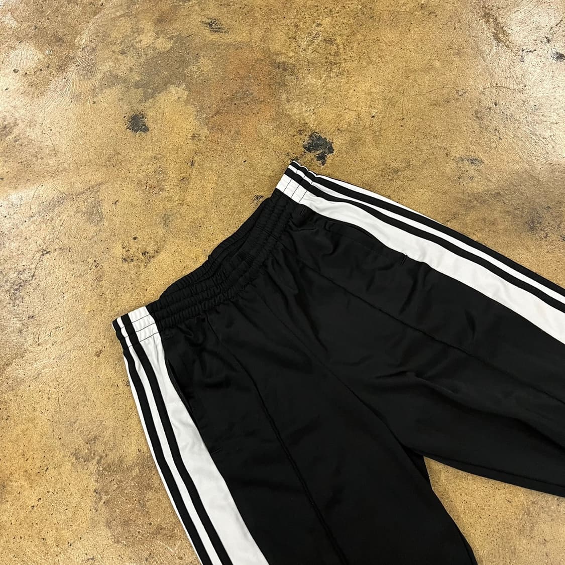 [정품/M] 아디다스 블랙 삼선 트레이닝 바지 b19 상품이미지1