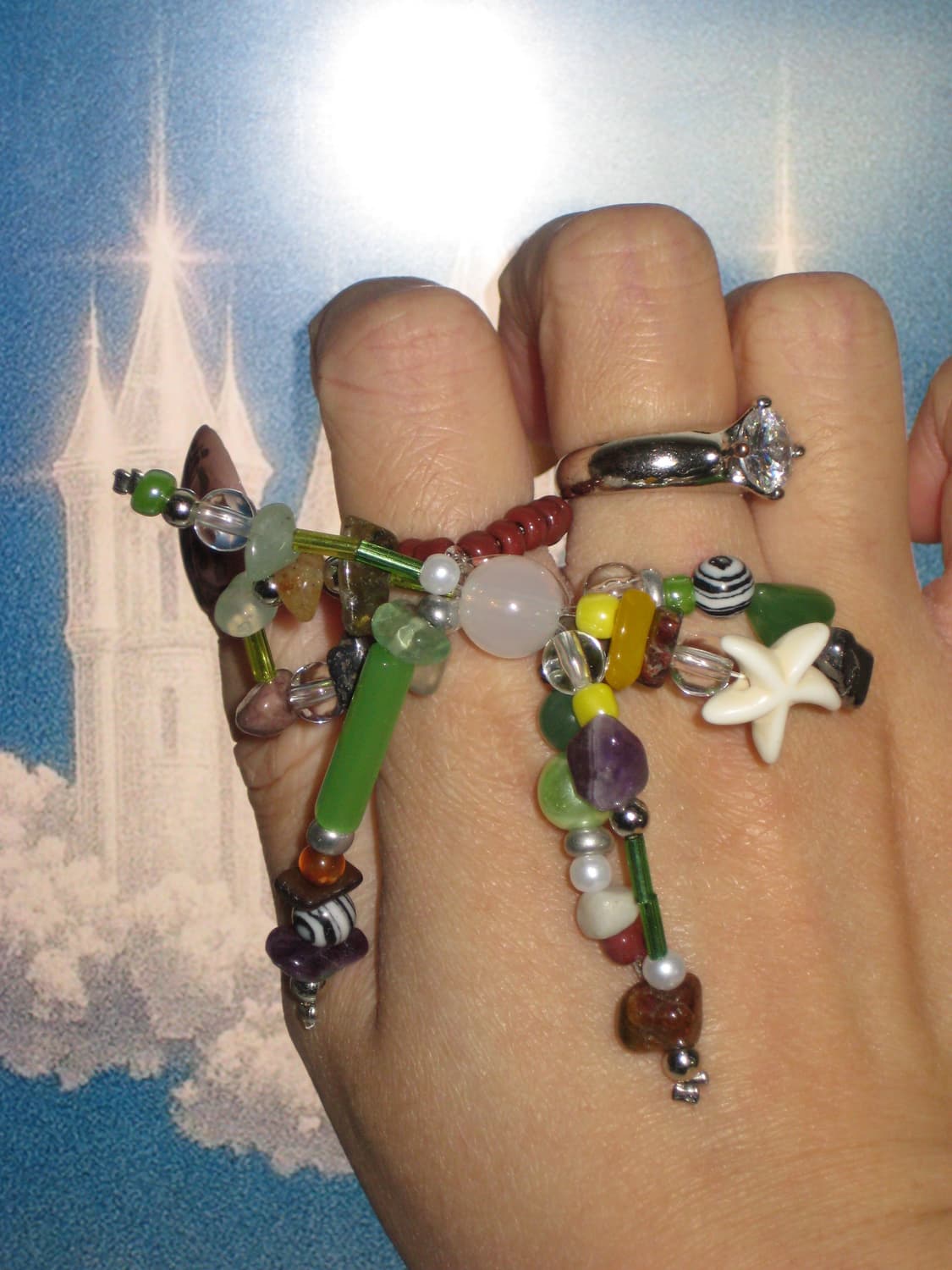 tree green ribbon ring 트리 그린 리본 링 반지  상품이미지2