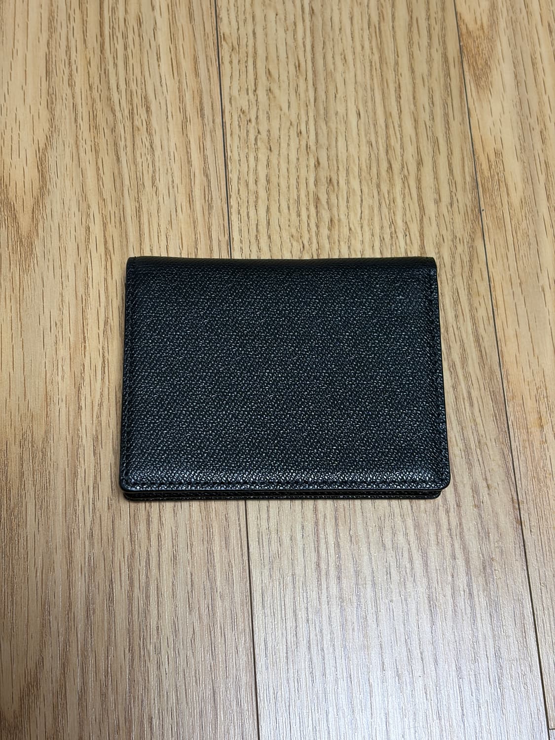 헤지스 소가죽 슬림 명함지갑 카드지갑 블랙 상품이미지3