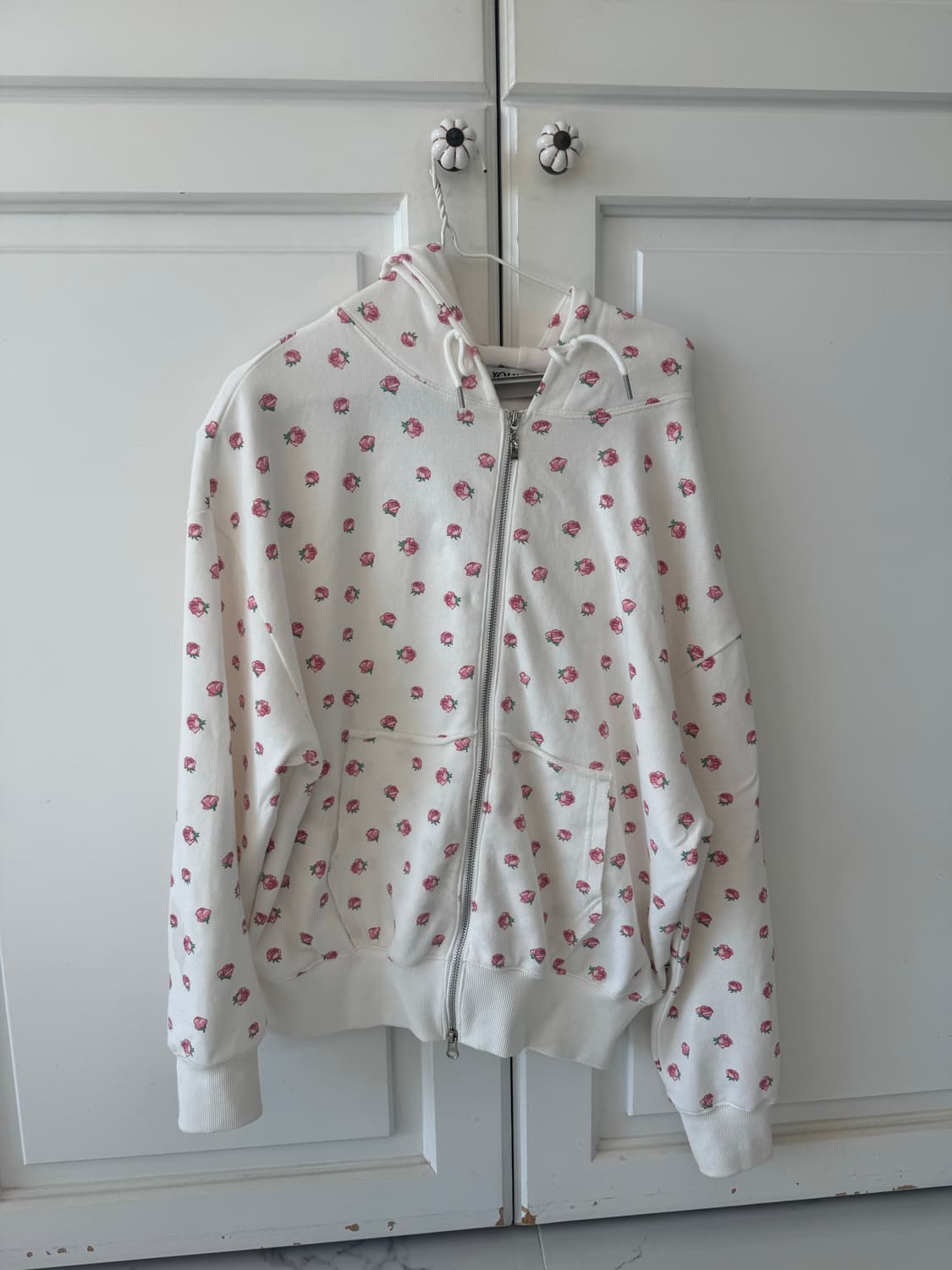 유희 플라워 패턴 후디 상품이미지4