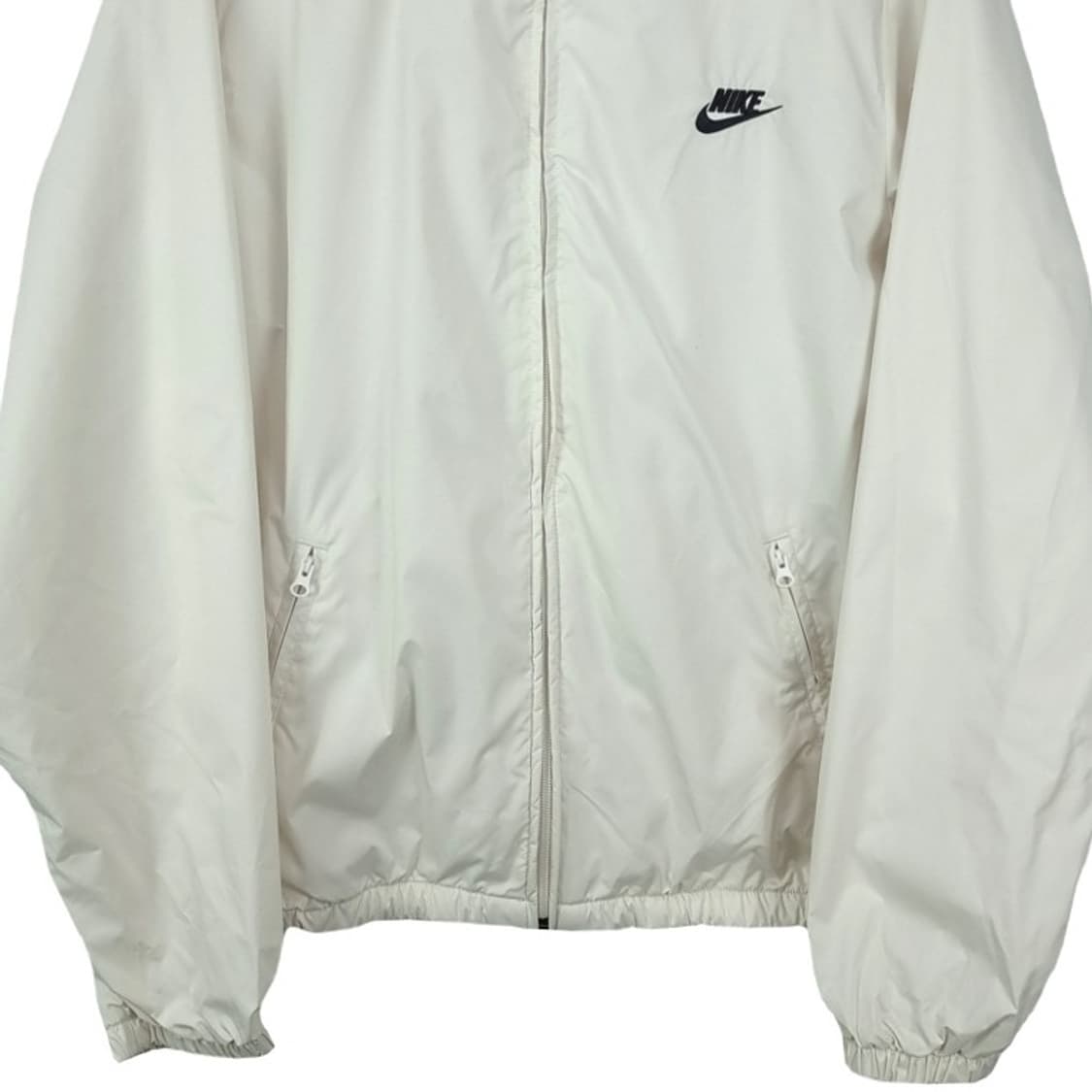 [나이키] 뒷판 빅로고 자수 바람막이 자켓 아이보리 M18985 상품이미지5
