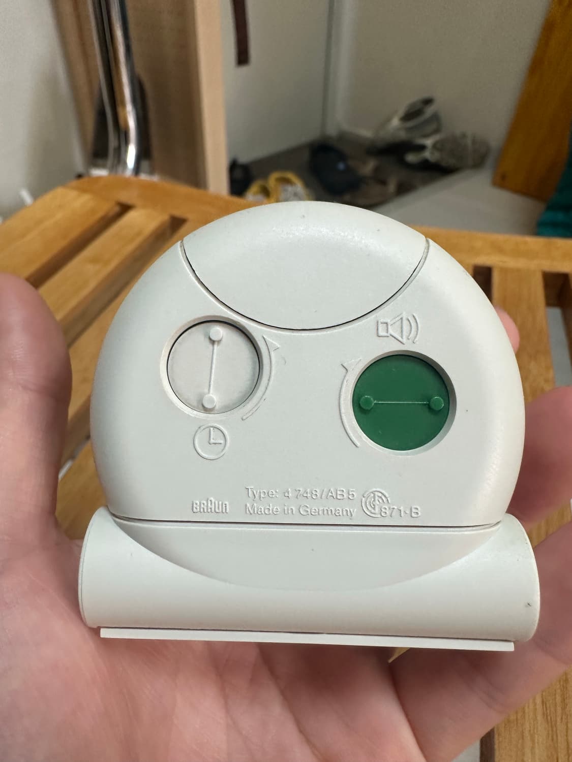 브라운 Braun 빈티지 탁상시계 made in germany 상품이미지2