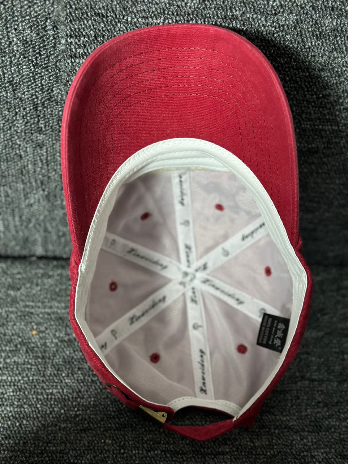 Emis 이미스 빨간색 볼캡 상품이미지4