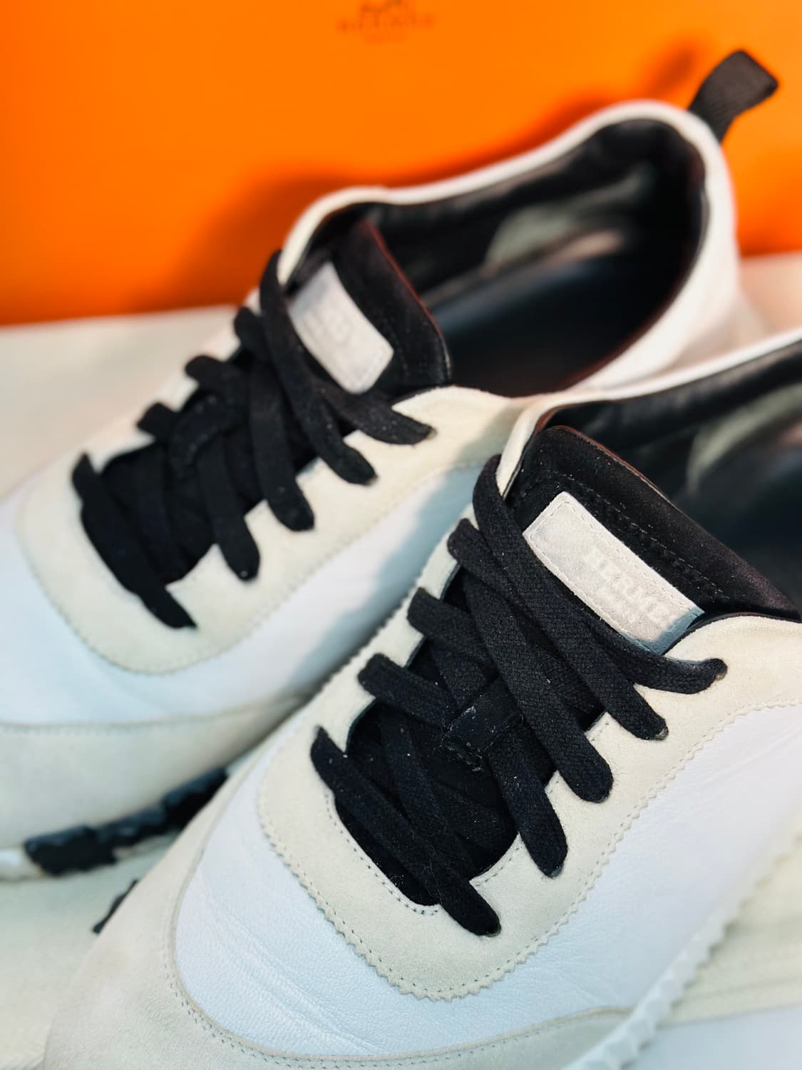 (41) 에르메스 바운싱 스니커즈 고트스킨 상품이미지6