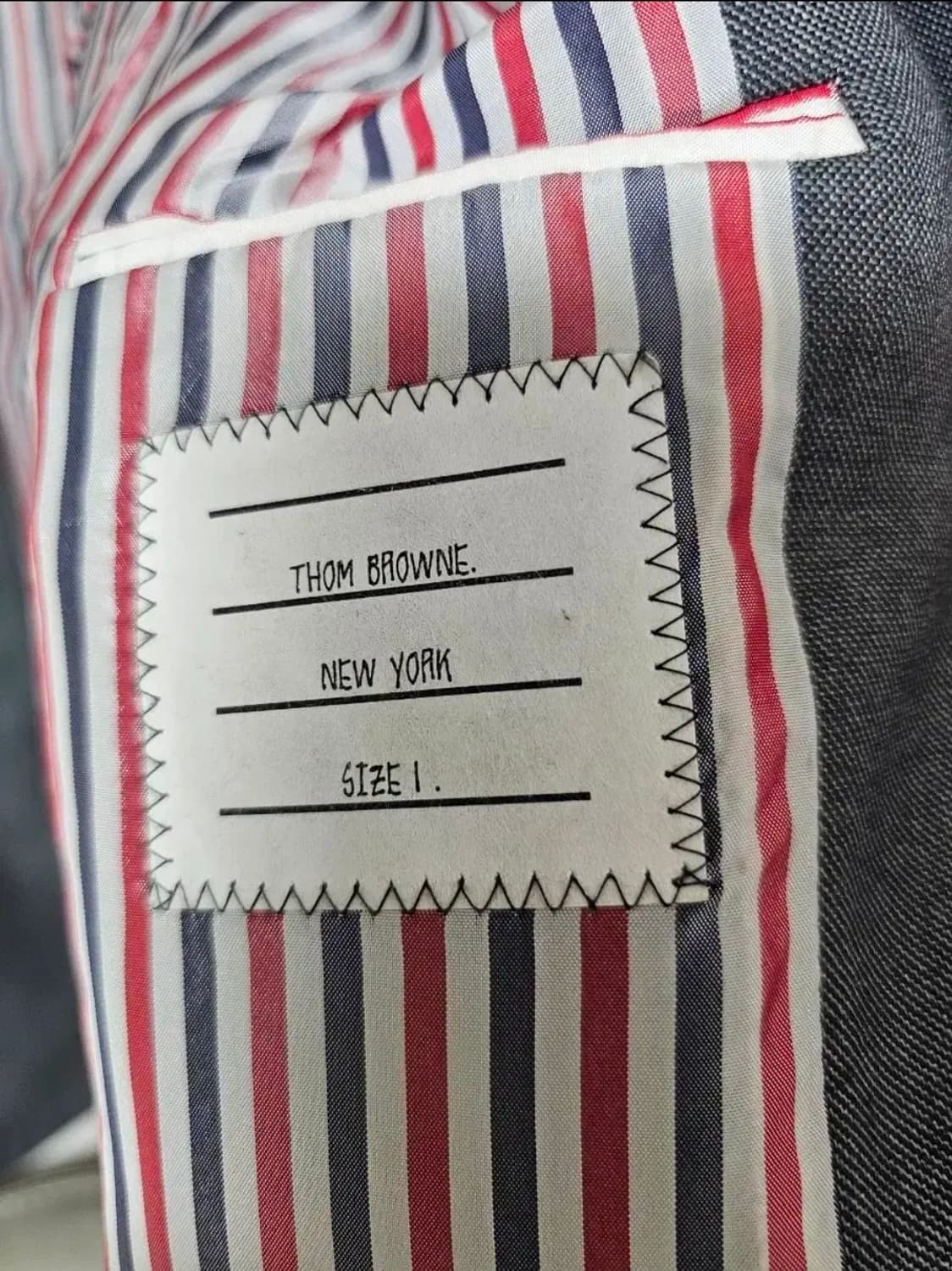 톰브라운 사선완장 하이암홀 체스터필드코트(1/백화점정품) 상품이미지9