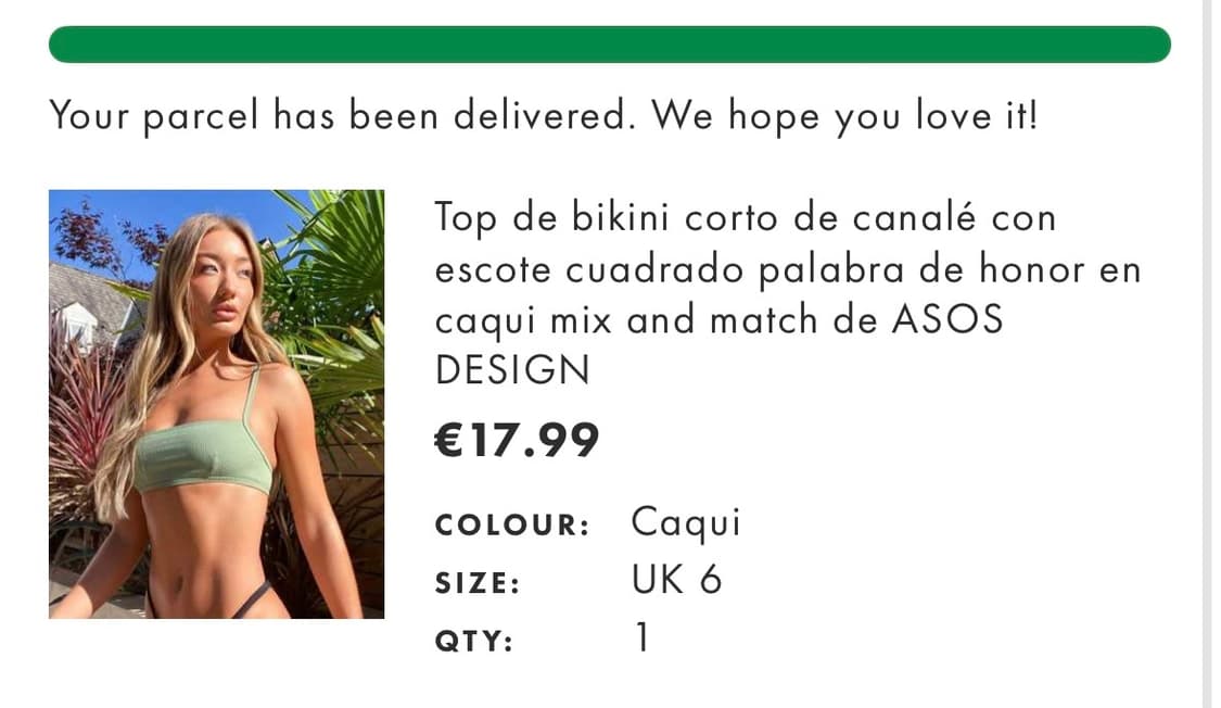 아소스 비키니 브라렛 UK6 상품이미지4