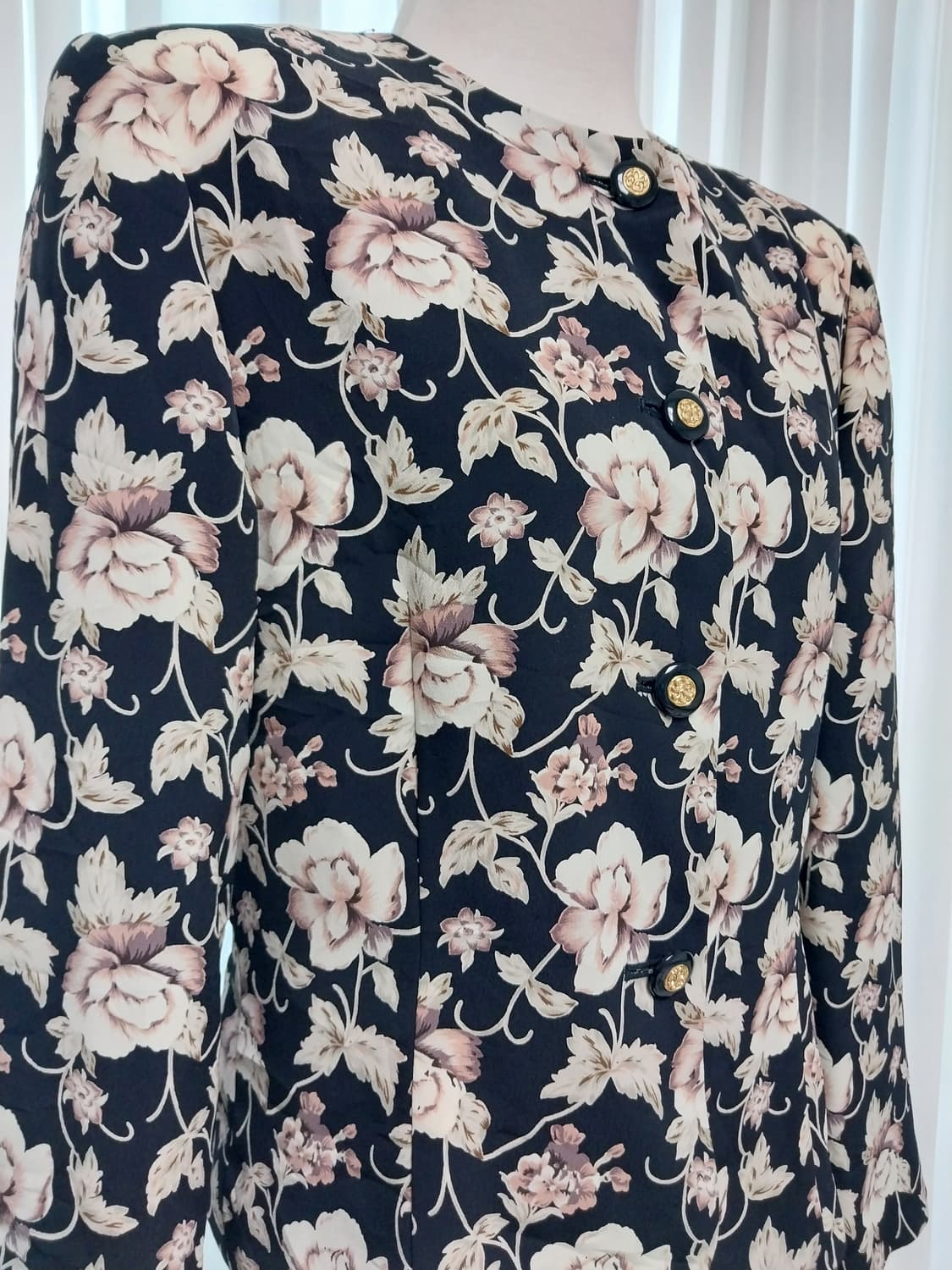 일본 빈티지 꽃무늬 여성 자켓 상품이미지4