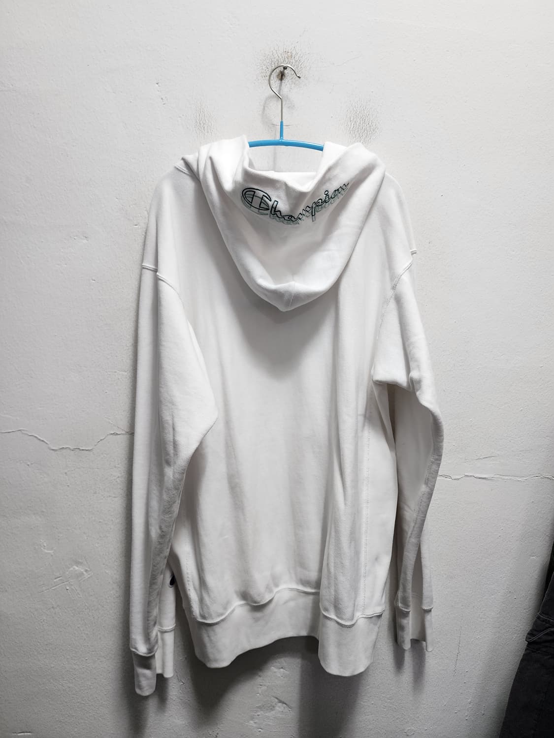 챔피온 리버스위브 더블로고 후드티 상품이미지2