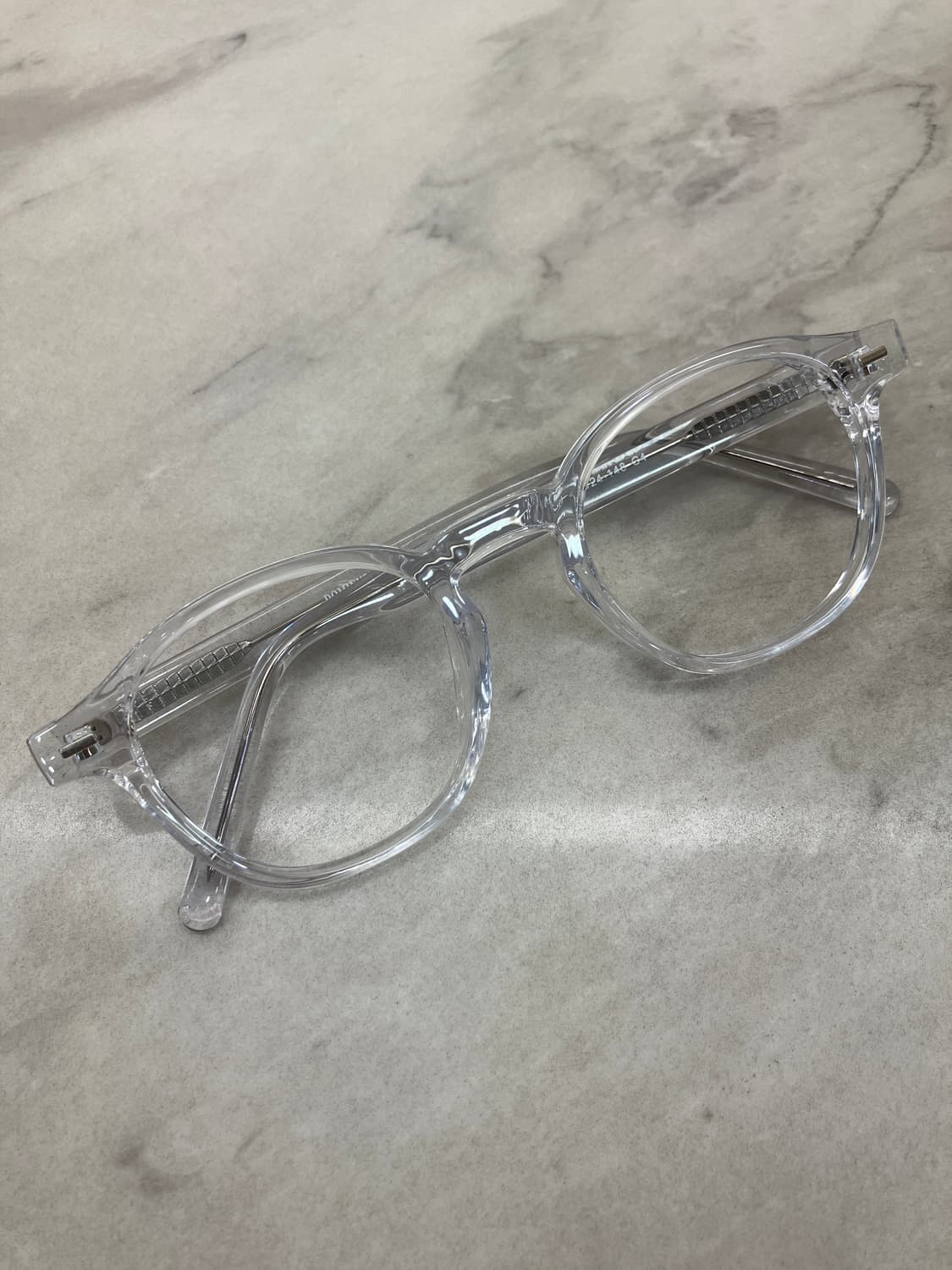 B86 DMN 클리어 웰링턴 뿔테 안경128 상품이미지1