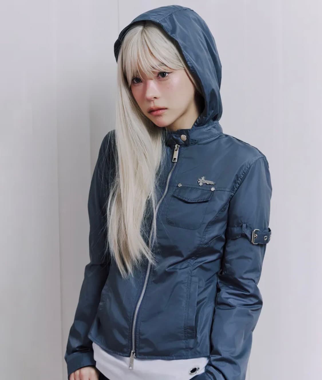 일리오 바람막이 재킷 Charcoal Biker windbreaker j 상품이미지3
