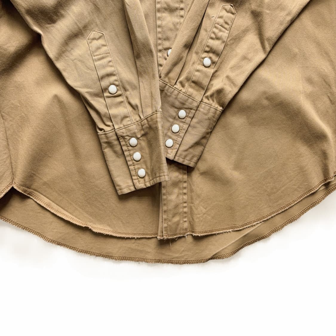 랭글러 Wrangler 솔리드 브라운 웨스턴 셔츠 상품이미지5