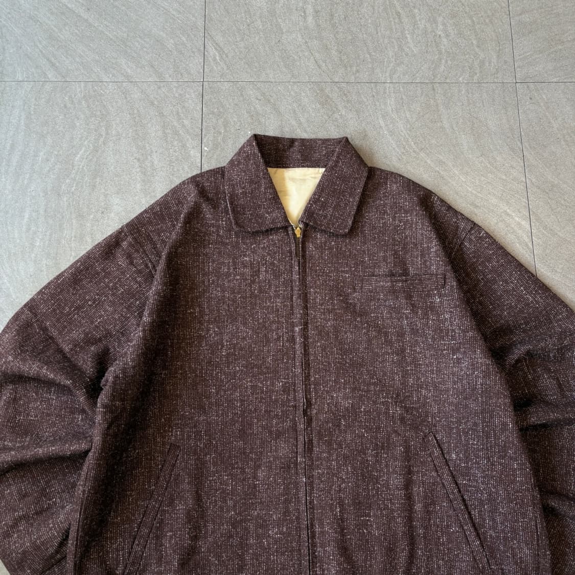 90s Vintage Nep Tweed work jacket 상품이미지3