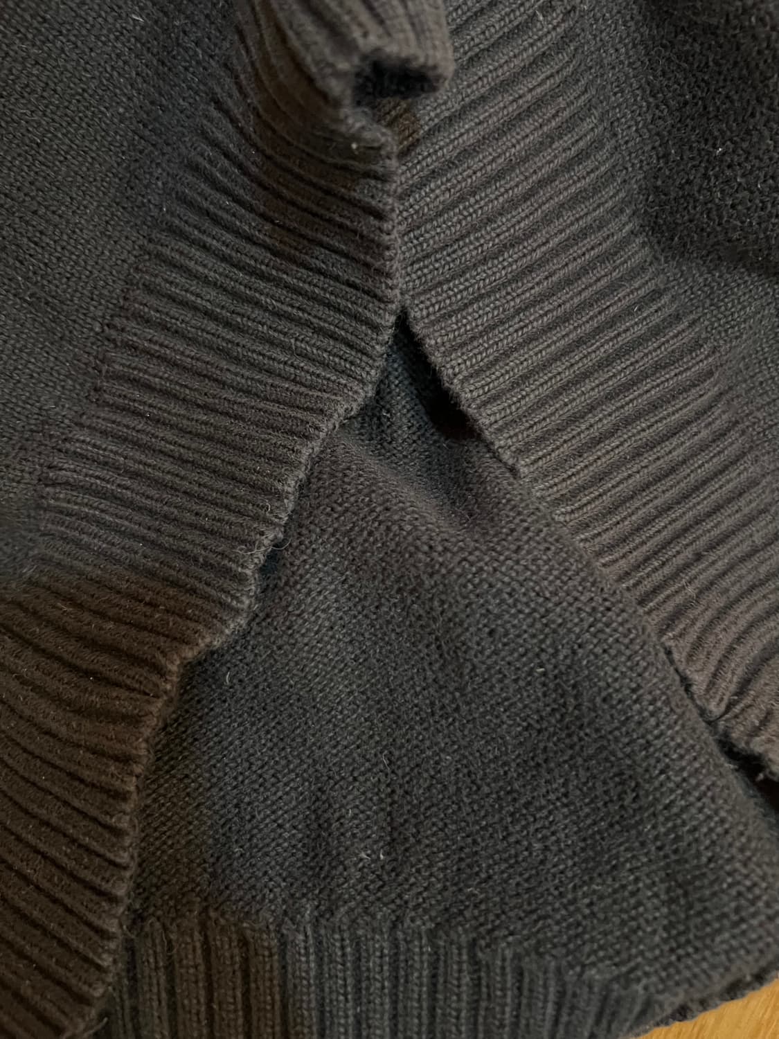 폴로랄프로렌 남성 블랙 반집업니트 코튼니트 상품이미지5