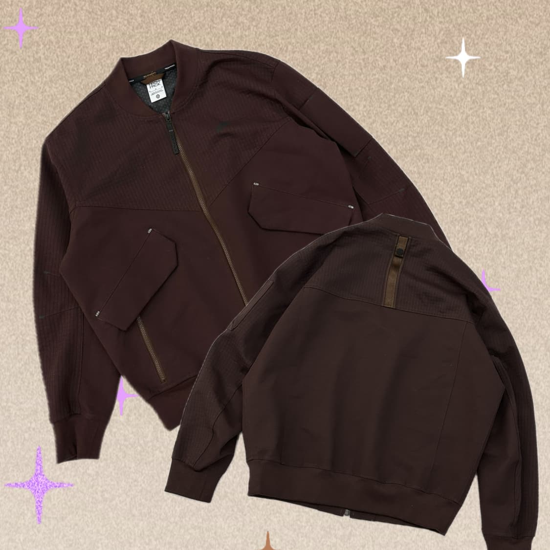 나이키 스톰핏 테크 팩 봄버 재킷 브라운 아우터 남성 재팬 항공점퍼 상품이미지1