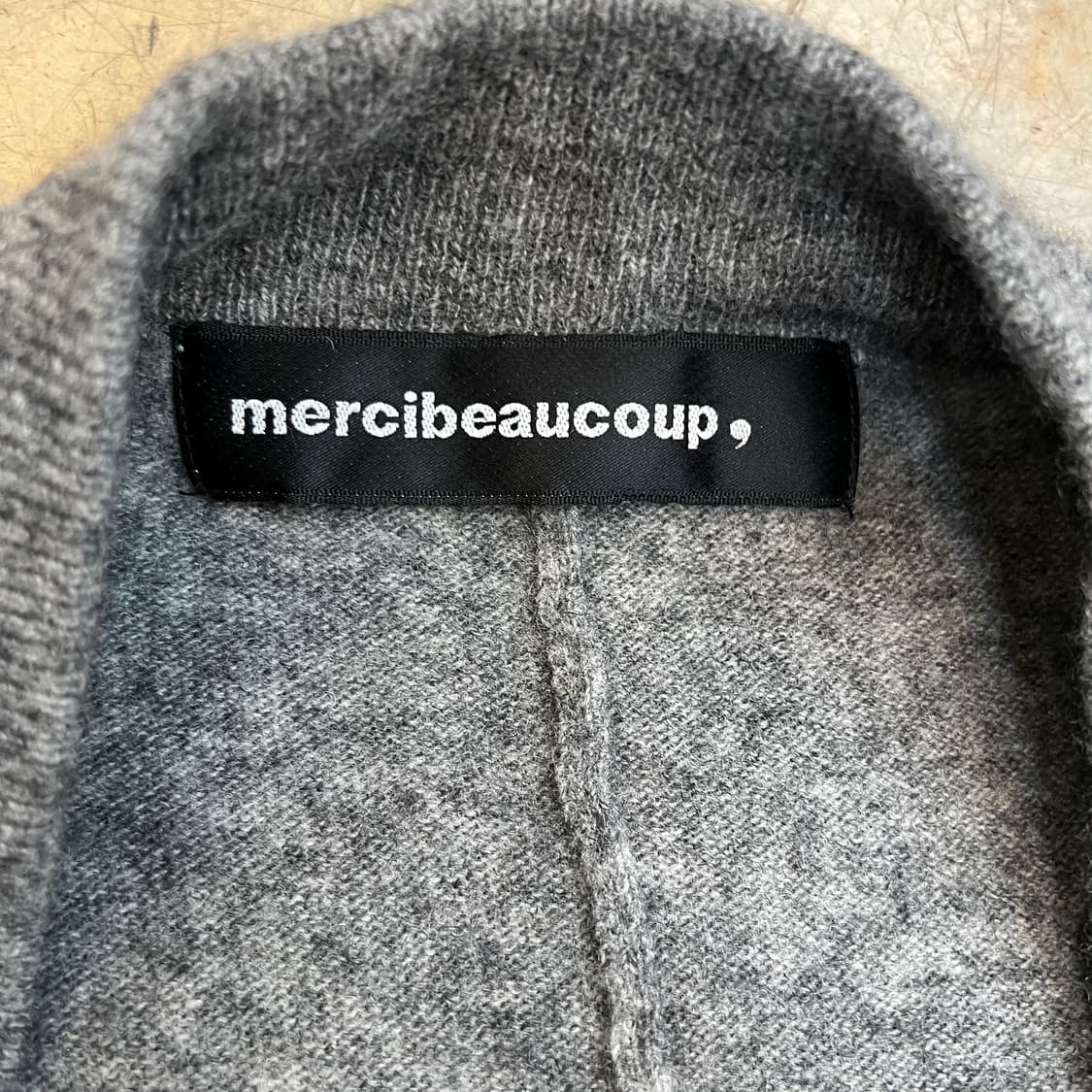 메르시보꾸 타이 울 니트 상품이미지4