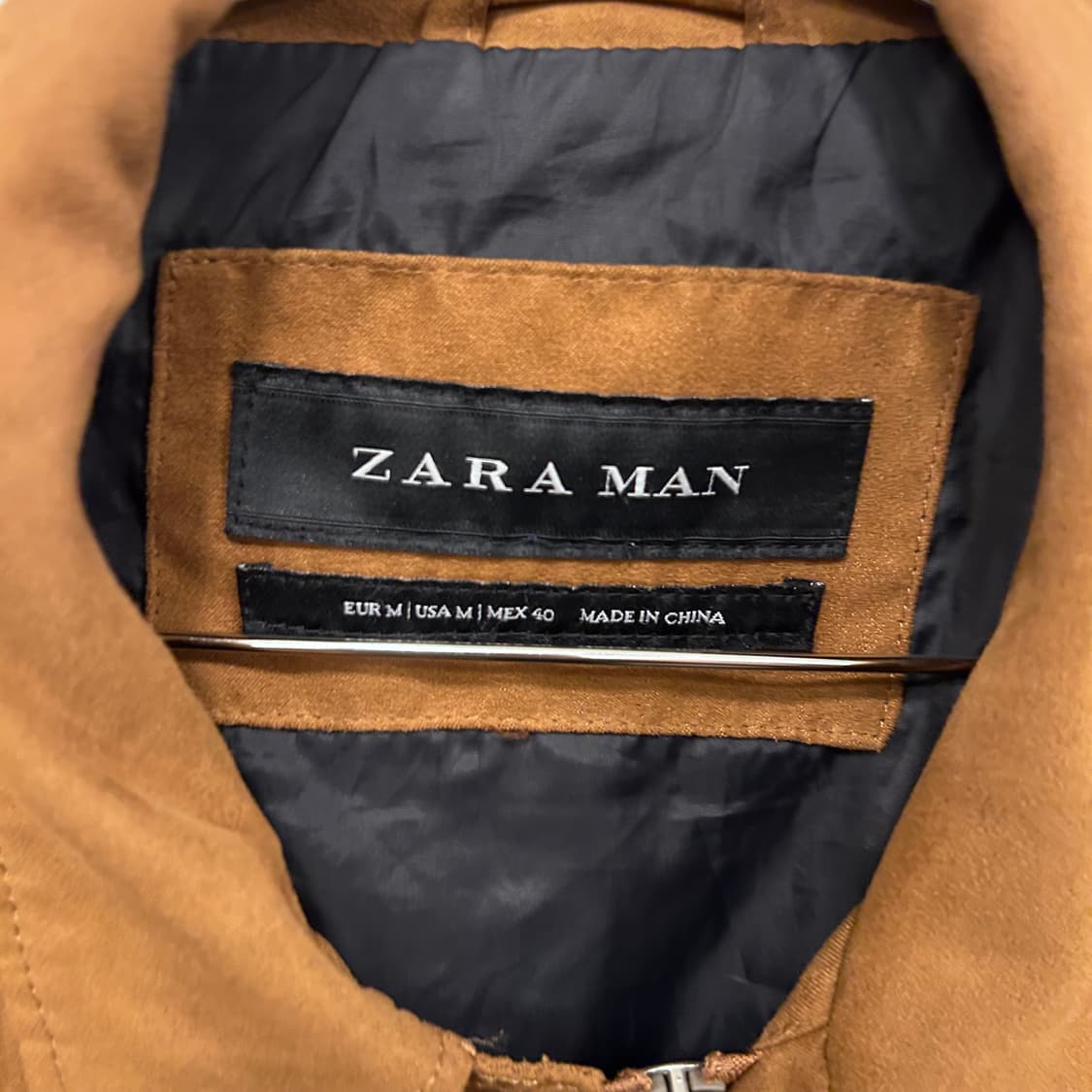 자라 맨즈 스웨이드 집업 클래식 워크자켓 상품이미지3