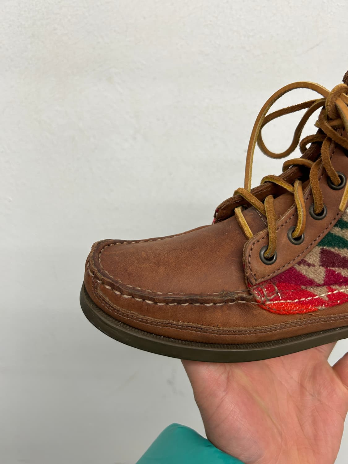 SAMOGA 오르테가 나바호 패턴 레더 부츠 상품이미지3